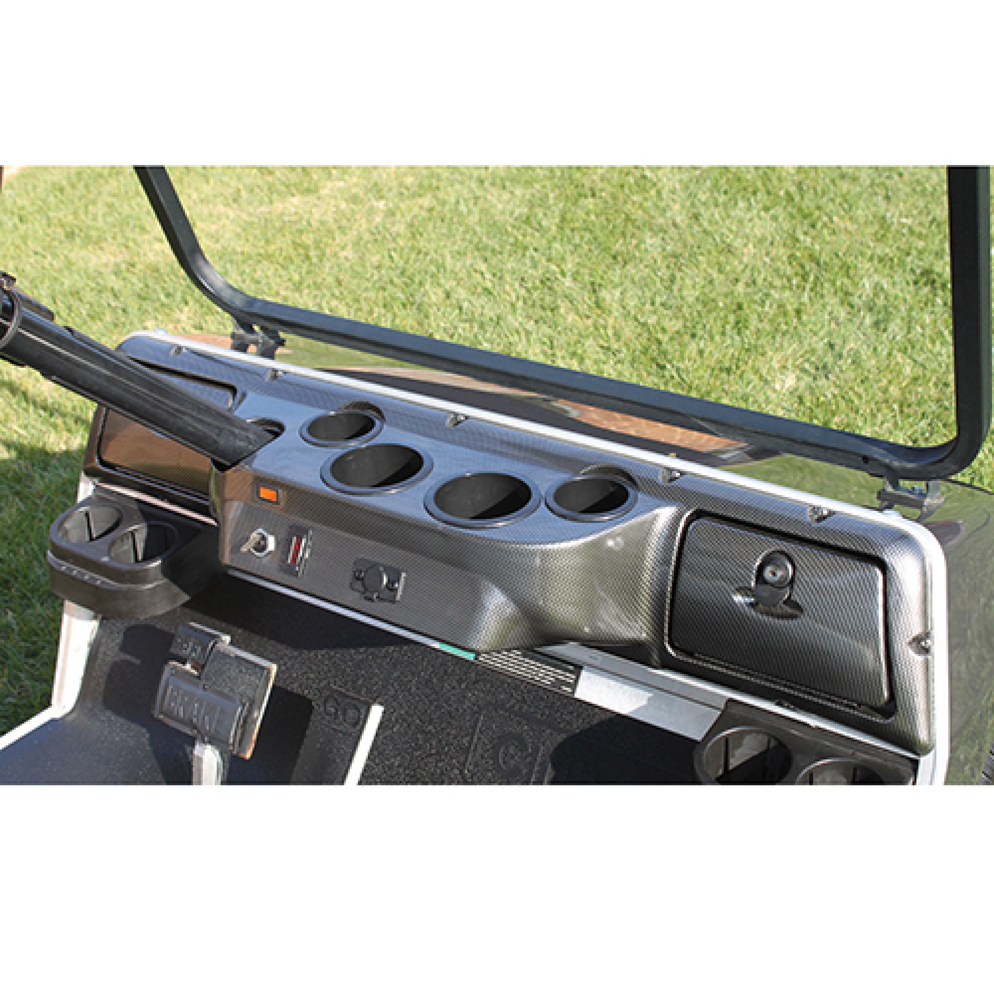 Dash For Club Car DS Carbon fiber Finish Golf Carts; DASH-0005A