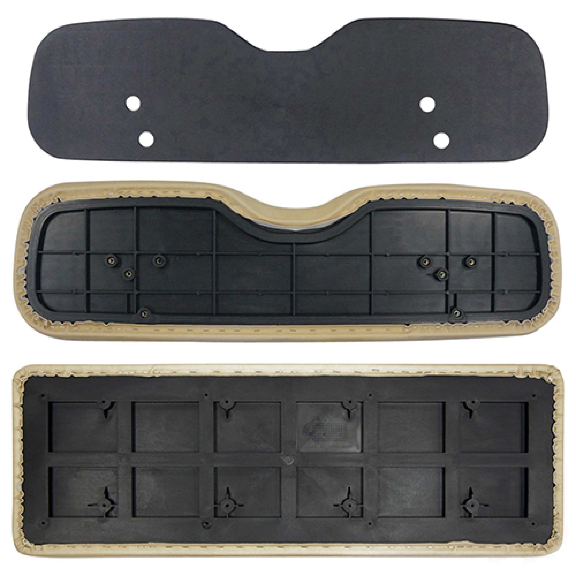 Cushion Set - Buff For Club Car DS Golf Carts; SEAT-720U-B