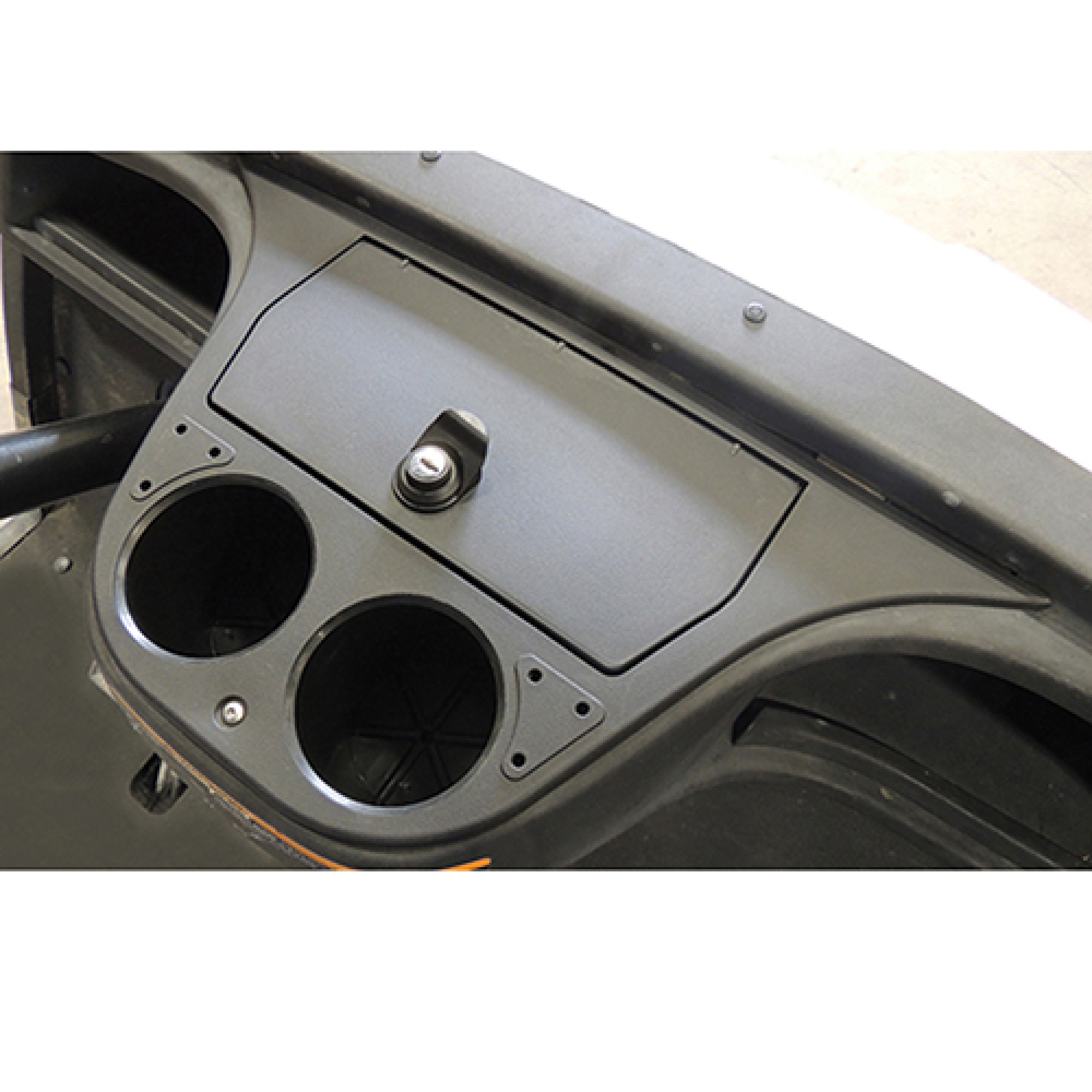 Dash Compartment For Yamaha Drive Black Finish Golf Carts; DASH-0092