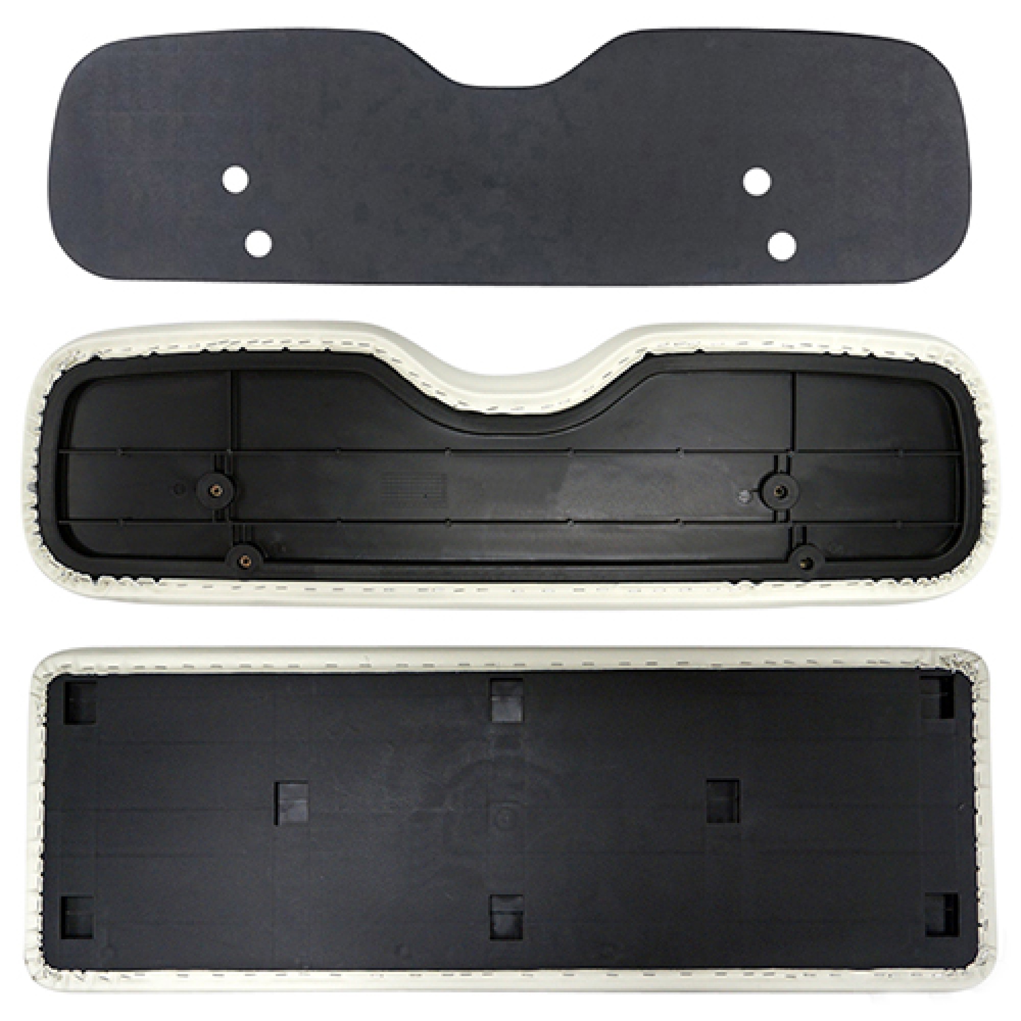 Cushion Set For E-Z-GO TXT 1996 And Newer Color White Golf Carts; SEAT-011W