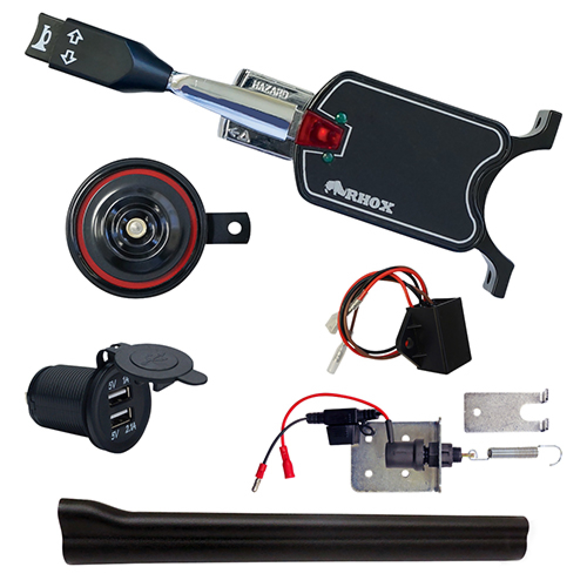 Turn Signal Kit For Club Car Tempo and Precedent 12V Golf Carts; LGT-T2B4P