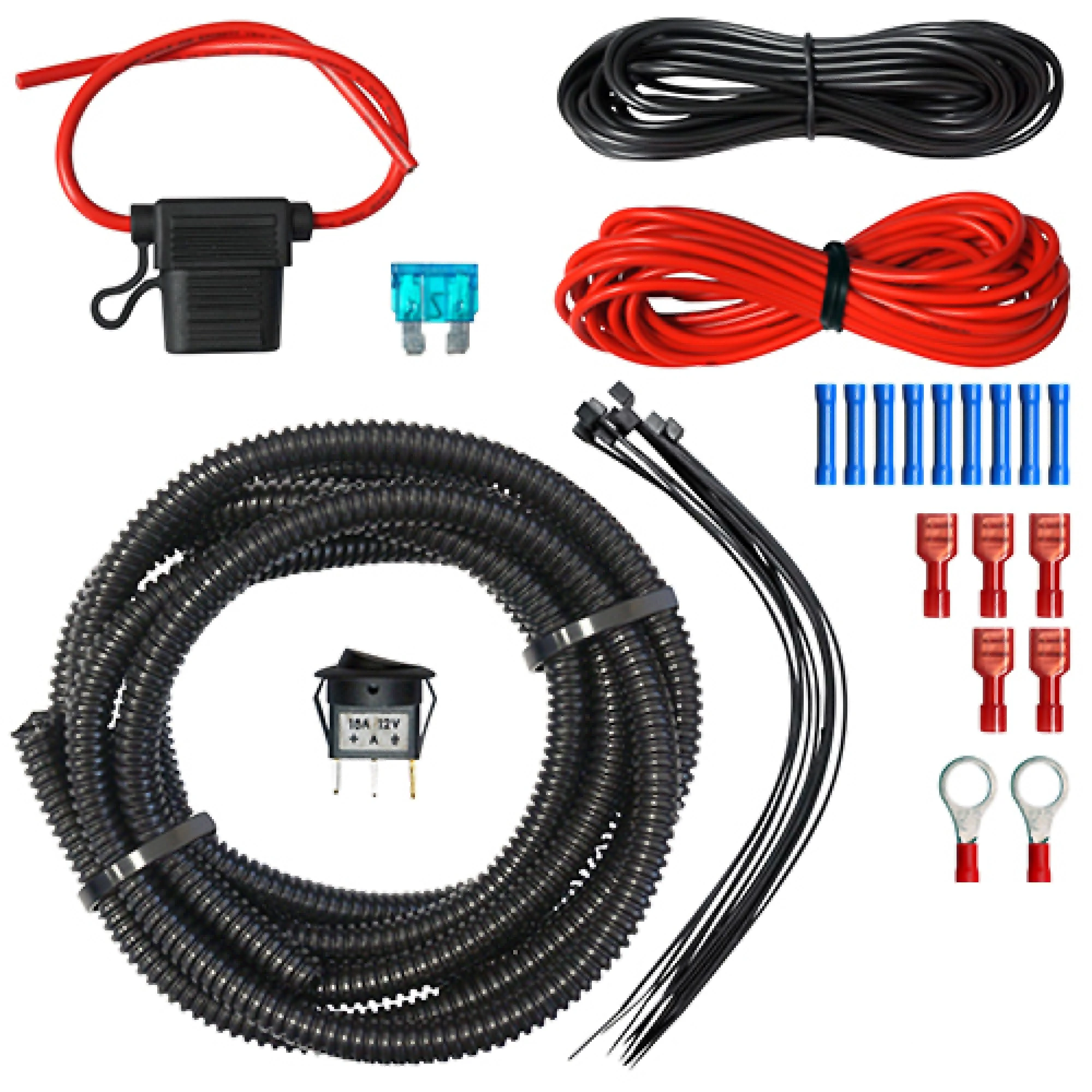 Wiring Kit, LED Utility w/Toggle Switch Golf Carts; LGT-791