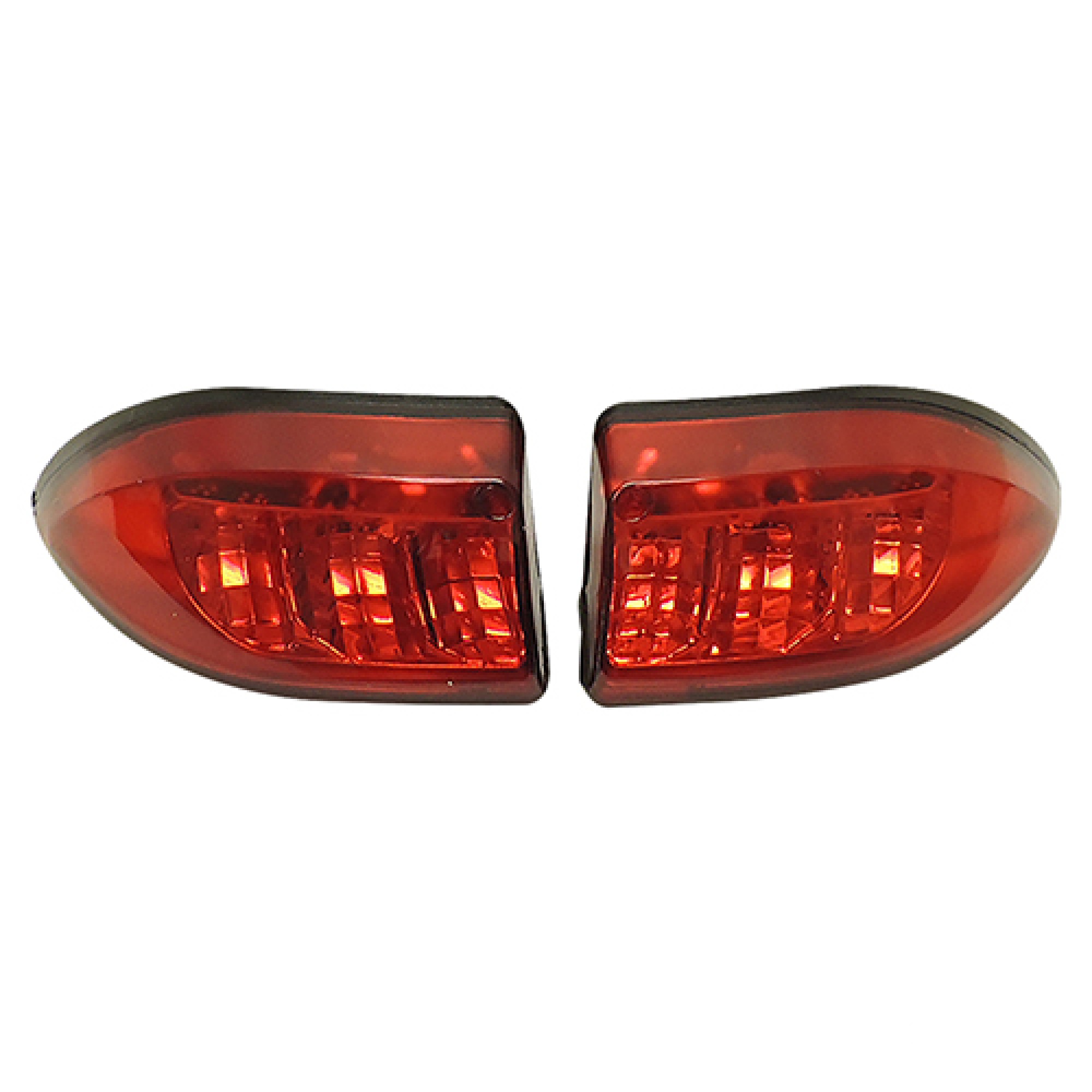 Taillight - Set of 2 For Club Car Tempo, Precedent Golf Carts; LGT-336