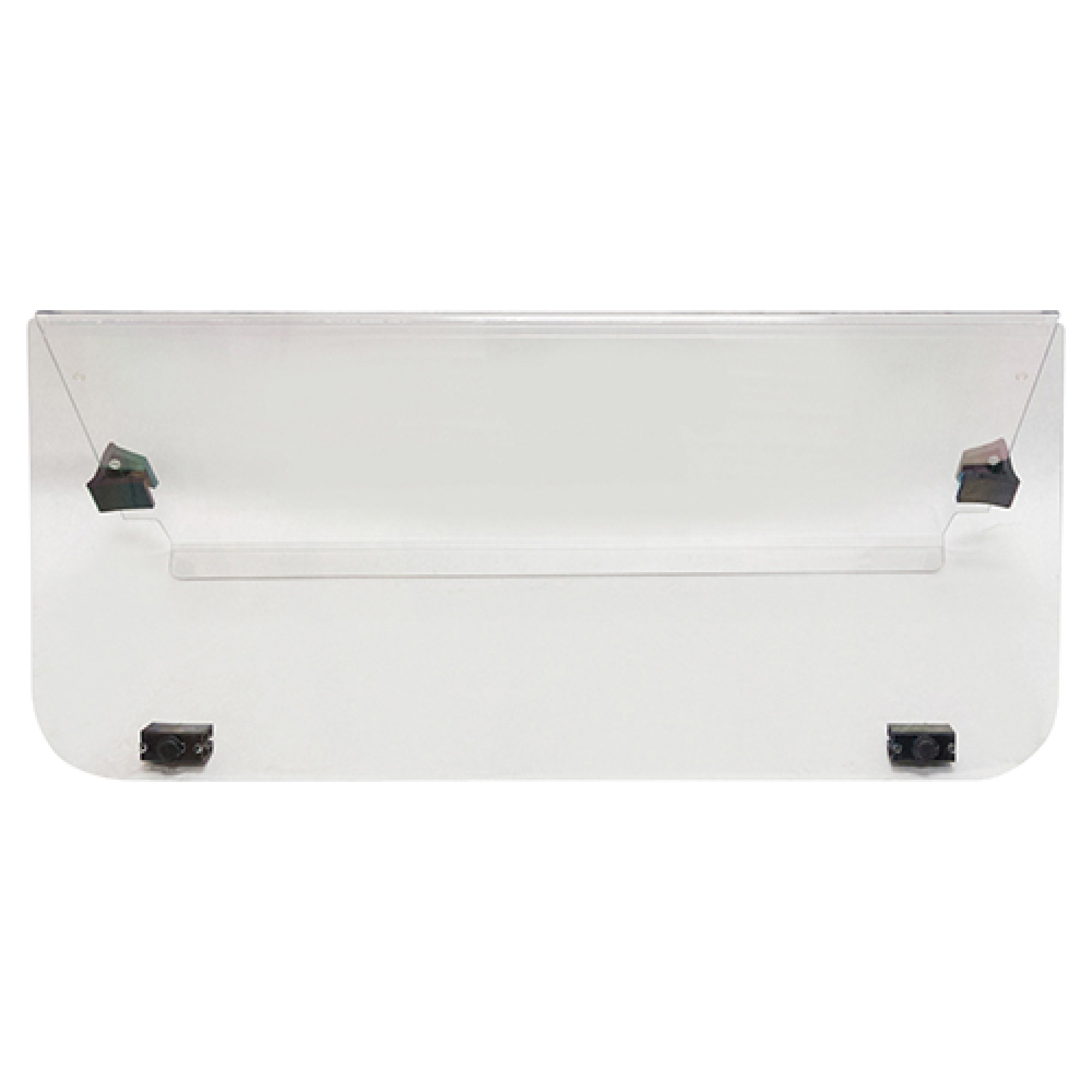 Windshield For Yamaha G22 Clear, 2-Piece Style Windshield 17" Height; WIN-4016