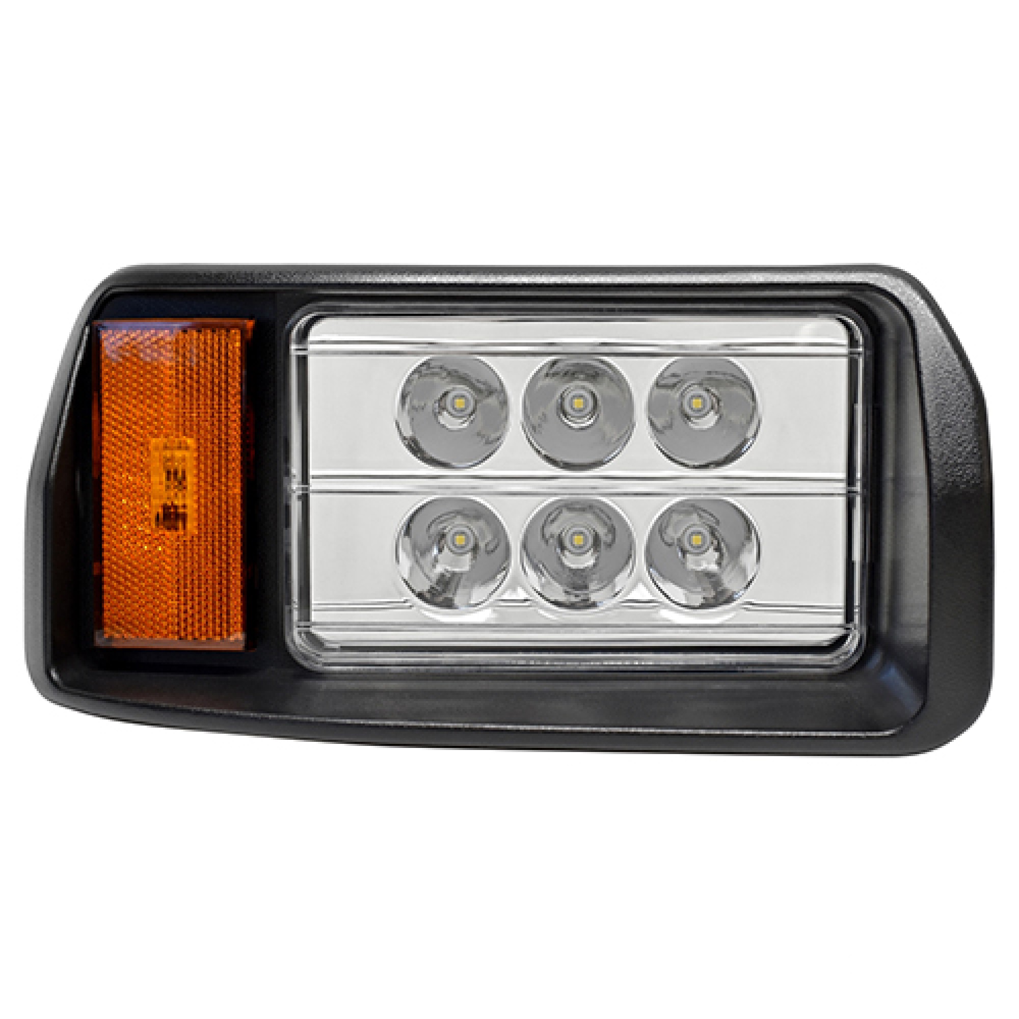 LED Headlight Assembly For Club Car DS 12V-48V 1993 and newer; LGT-128L