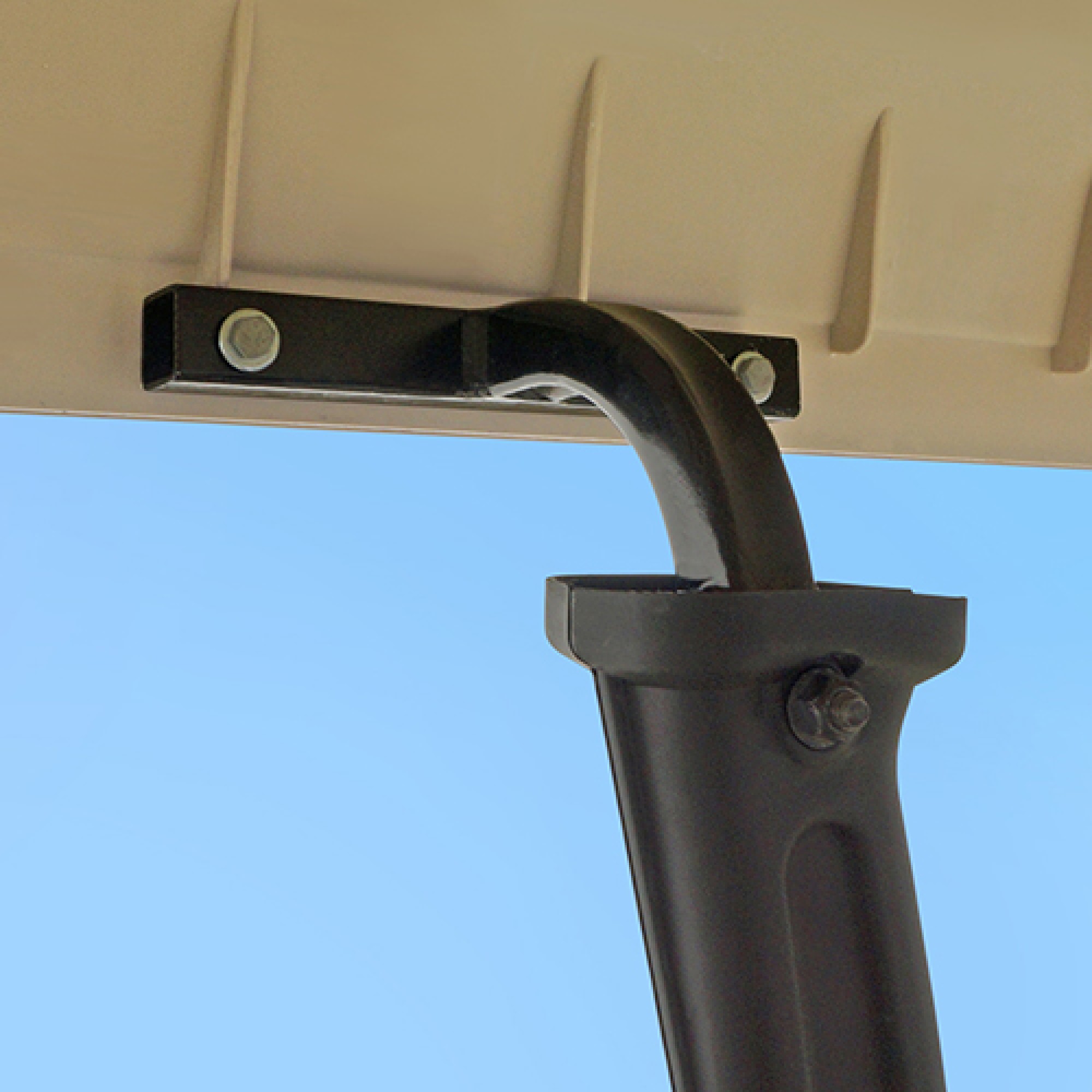 Rear Brackets - 88" Top For Club Car Tempo and Precedent Golf Carts; TOP-0110