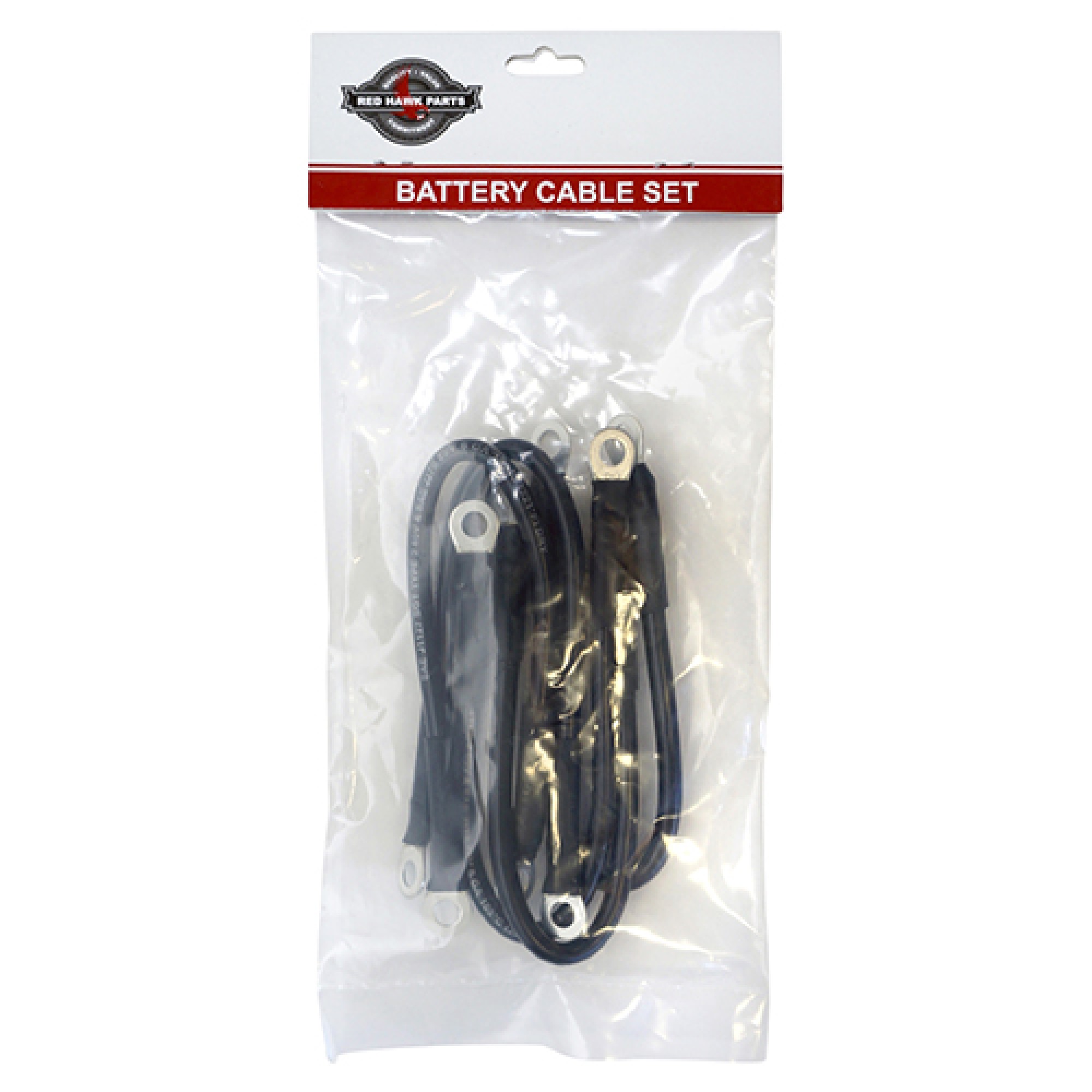 Battery Cables Pack of 5, 12" 6 Gauge Black Golf Carts; BAT-1011-5