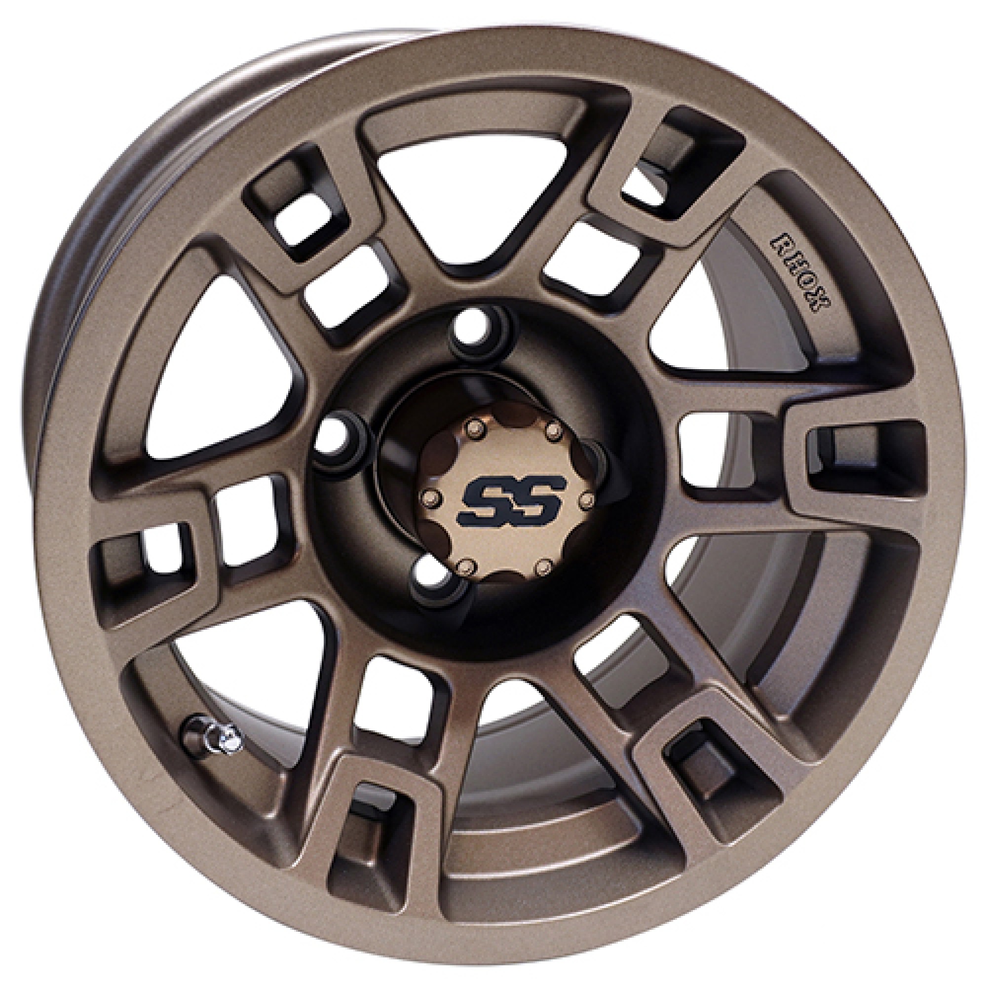 Wheel Halcyon, 12x7 ET-25 Golf Carts; TIR-RX390-H