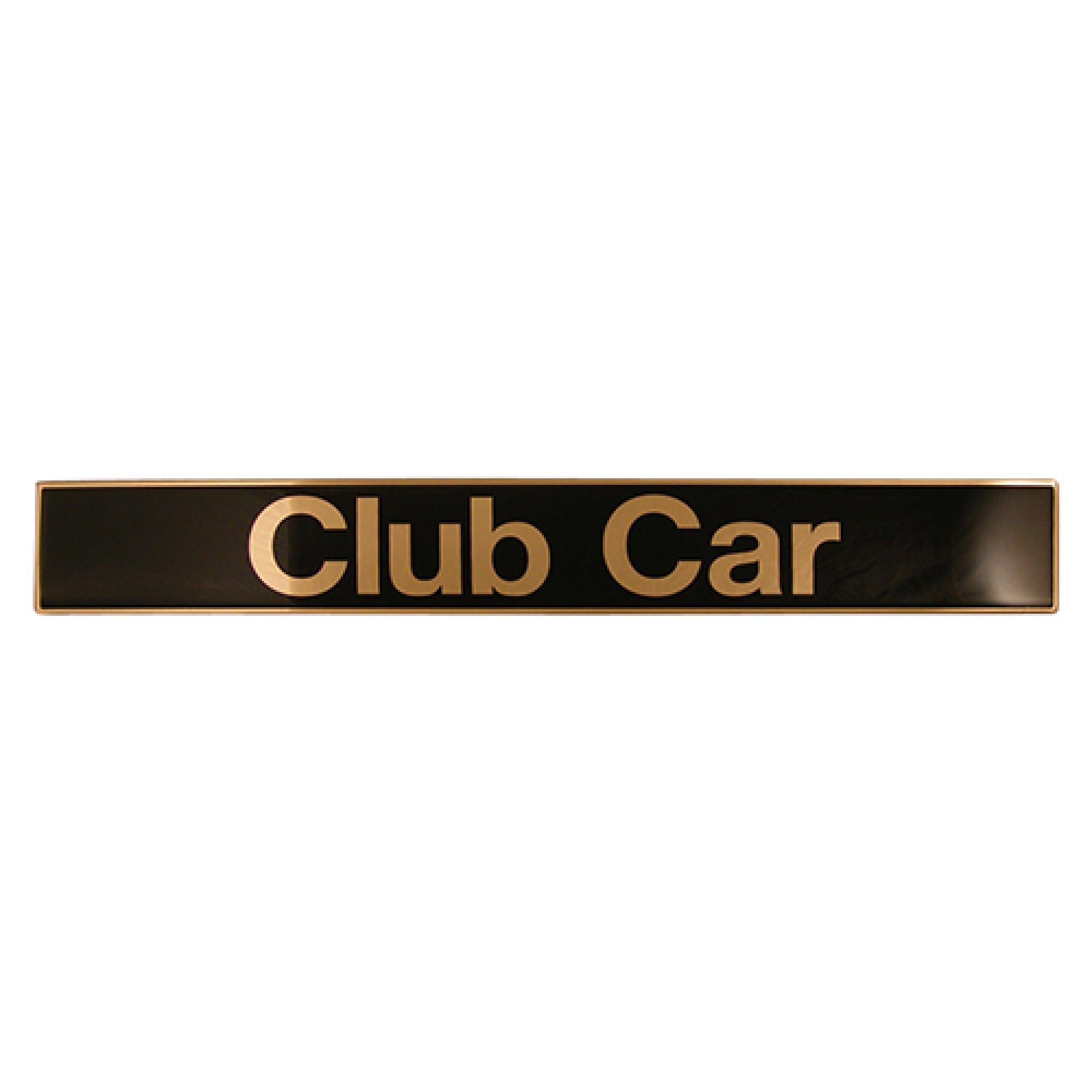 Nameplate For Club Car Precedent 2004 and newer 102502601 Golf Carts; BP-0054