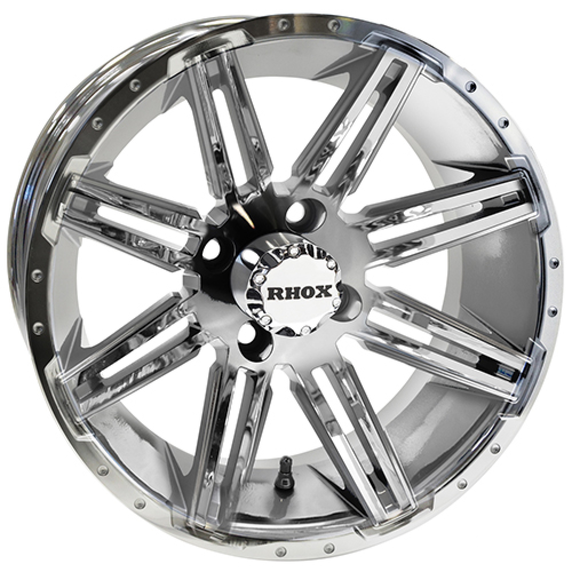 Wheel, Chrome, 14x7, ET-25 Golf Carts; TIR-RX275-C