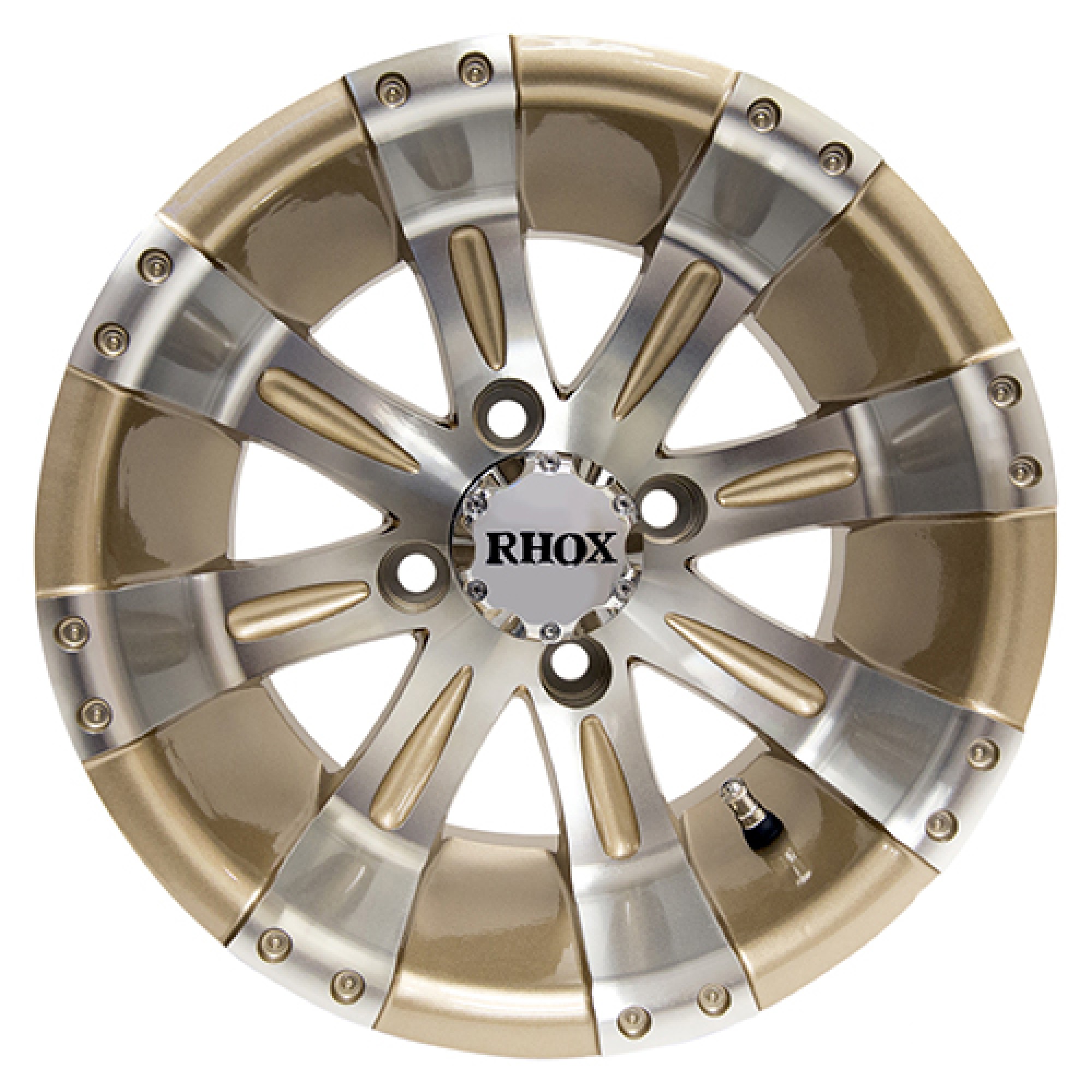 Wheel For Red Hawk TIR-483 12x7 ET-25 Golf Carts; TIR-RX181