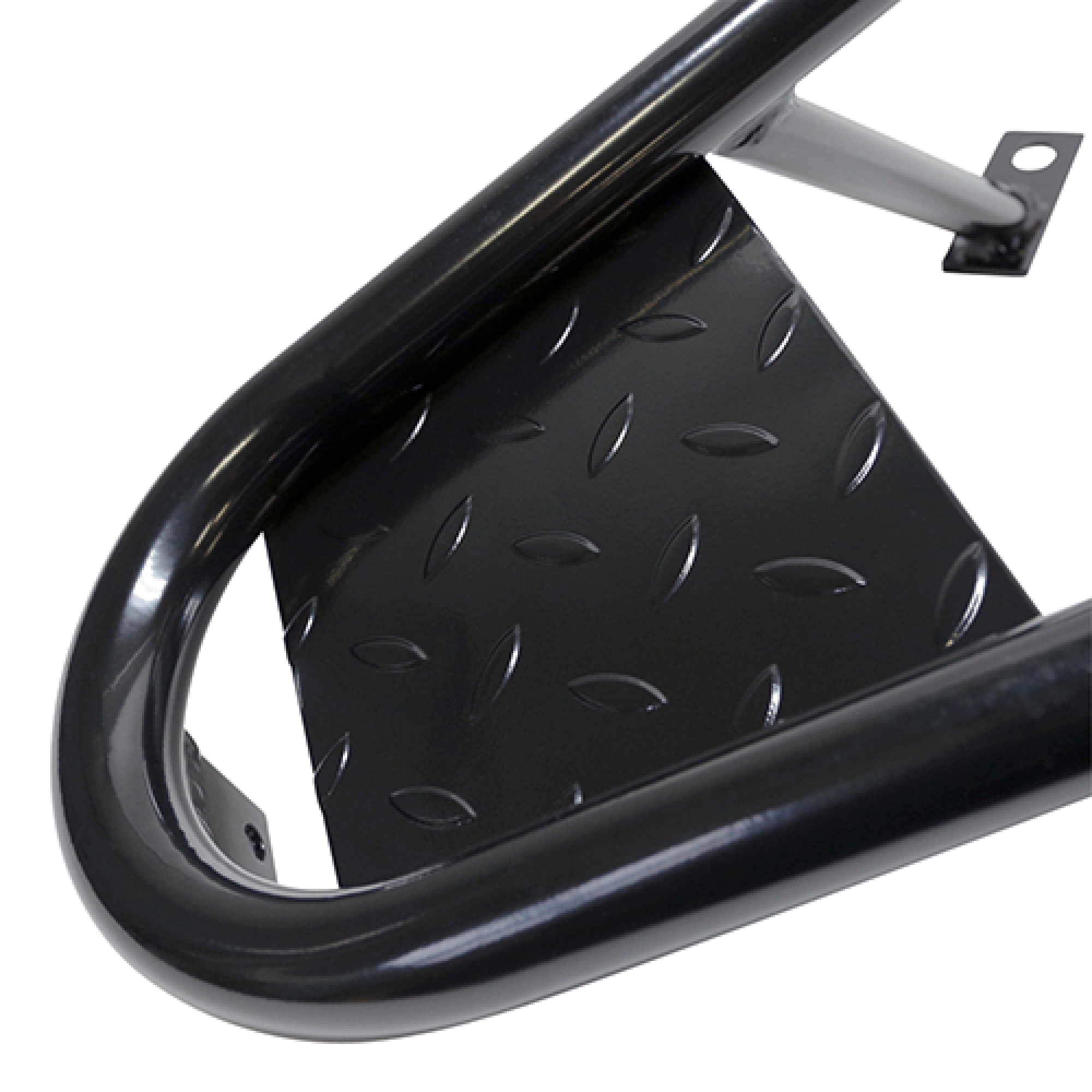 Brush Guard For E-Z-GO RXV, 2016 And Newer Black Powder Coat Steel; BG-126