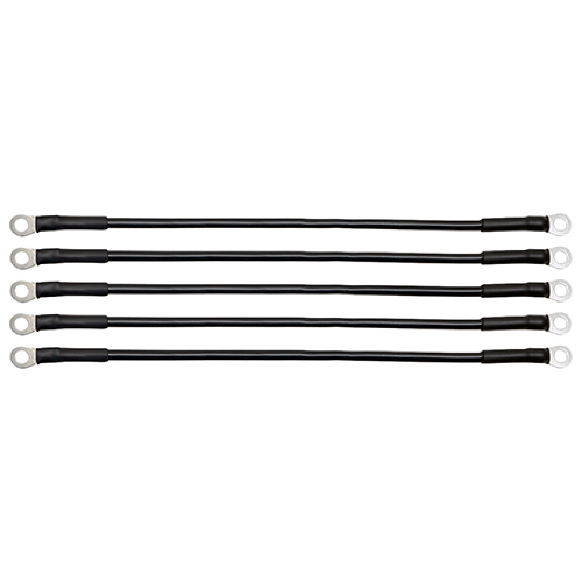 Battery Cables For Club Car 8335, E-Z-GO 11894G1 Black Golf Carts; BAT-1012-5