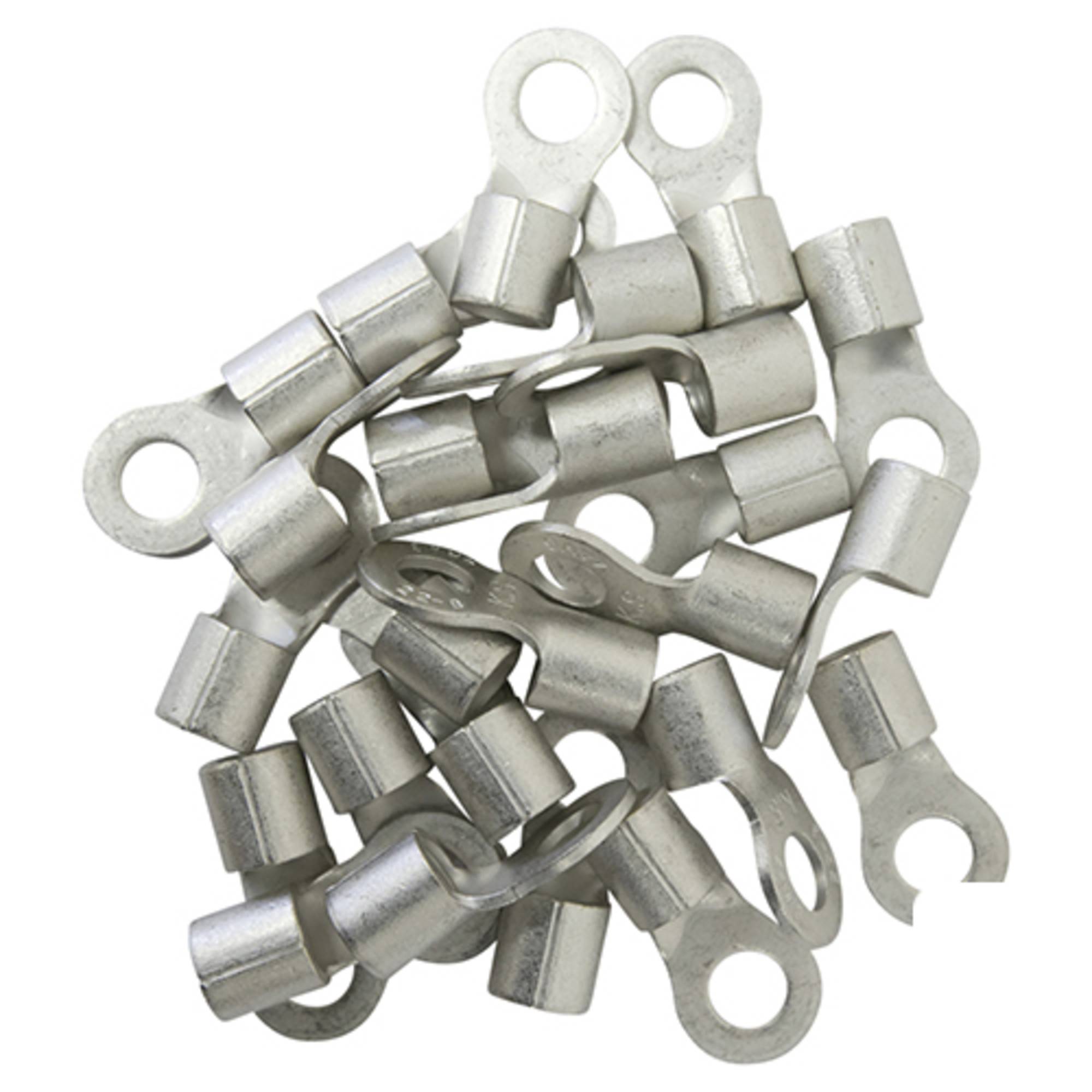 Battery Terminals 5/16" Ring Terminal, Accepts 4 Gauge Golf Carts; BAT-0006