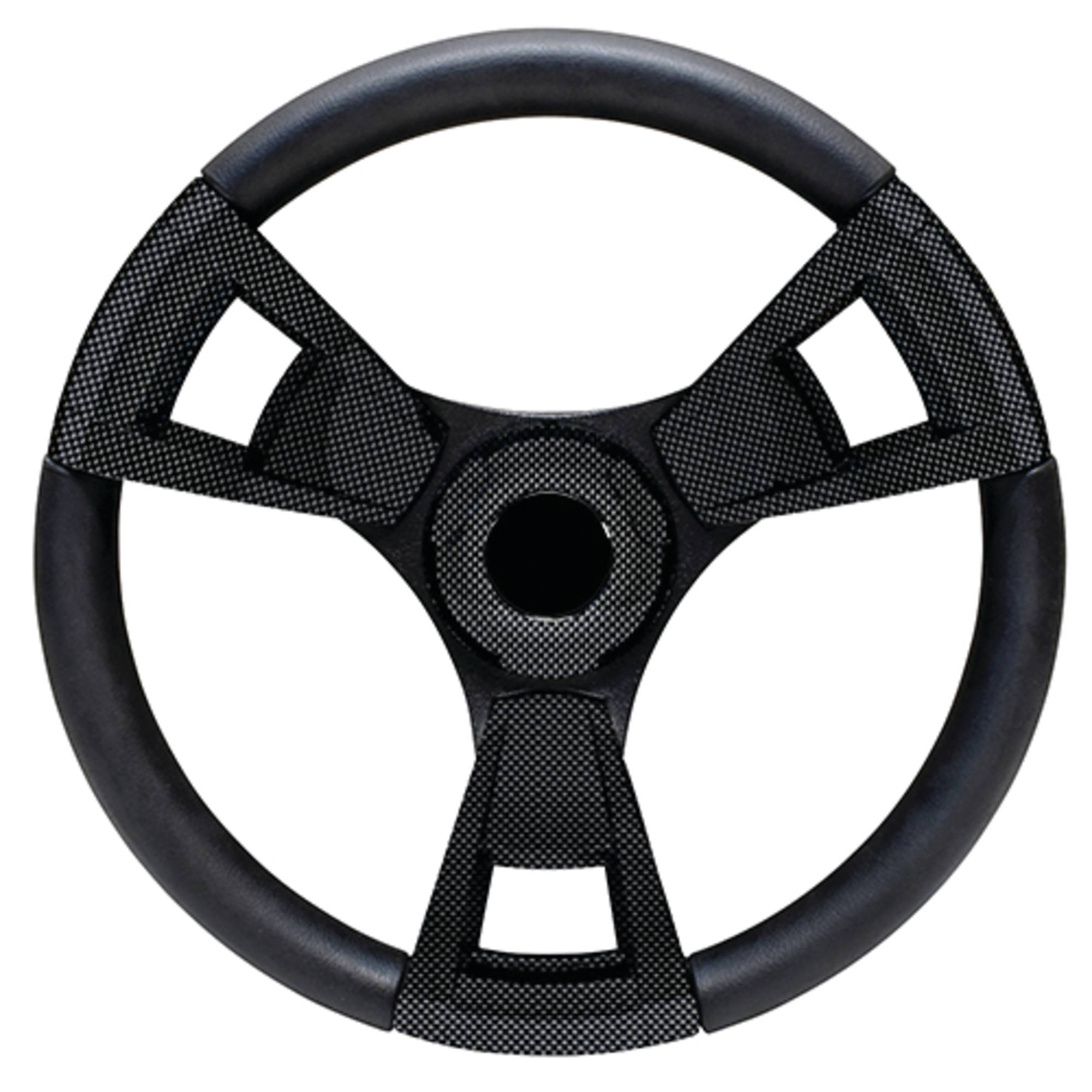 Steering Wheel Carbon Fiber Hub Golf Carts; ACC-SW154-EZ