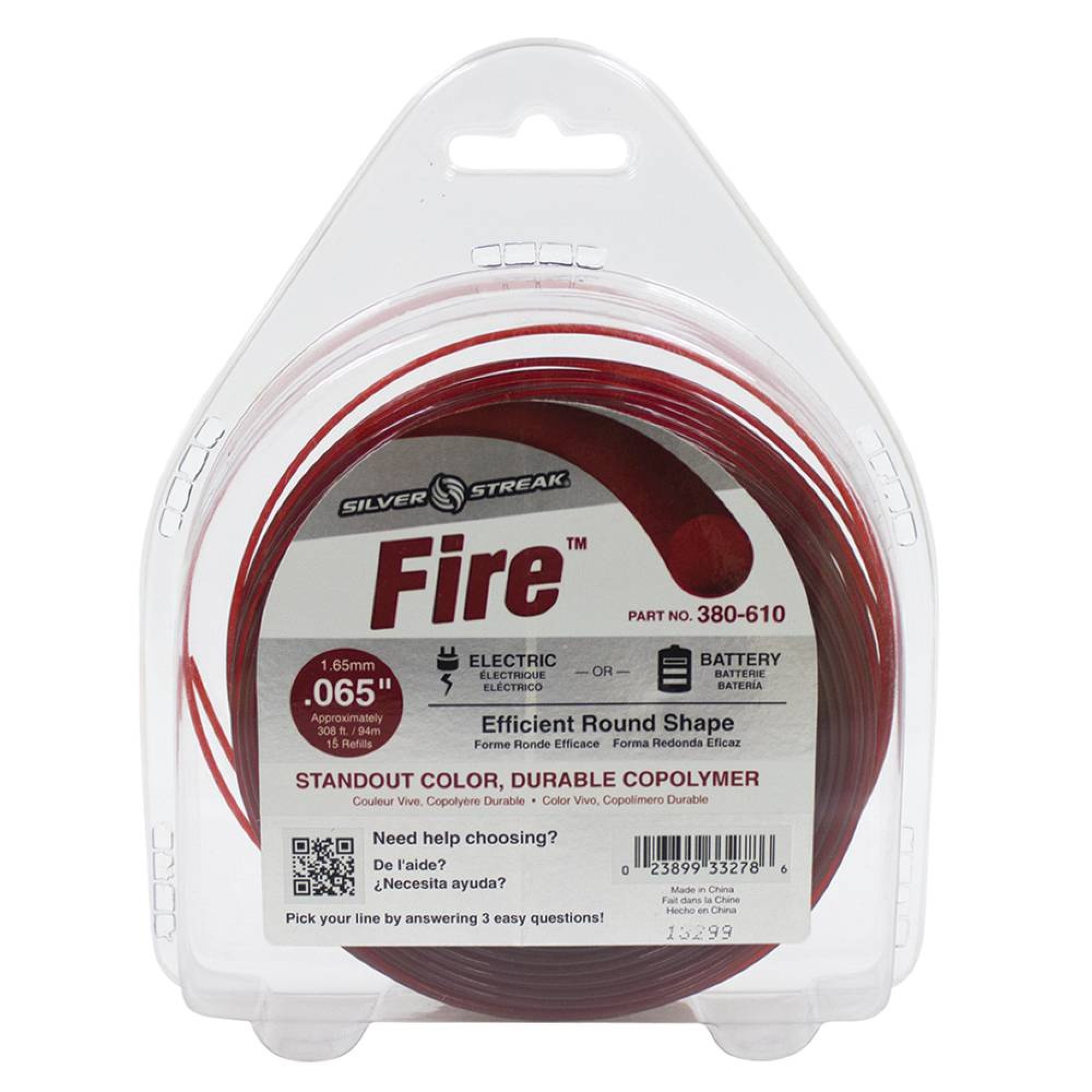 New Stens 380-610 Fire Trimmer Line / .065 1/2 lb. Donut