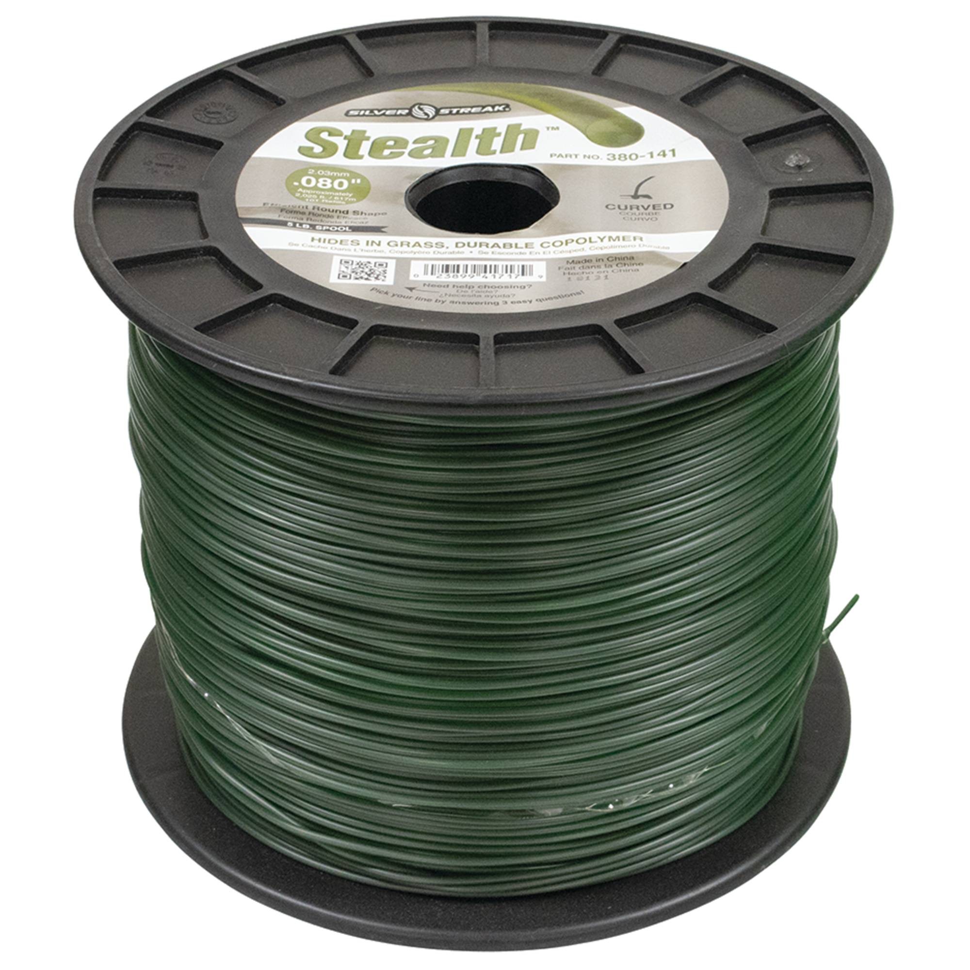 New Silver Streak Stealth Trimmer Line Replaces, .080 5 lb. Spool, 380-141