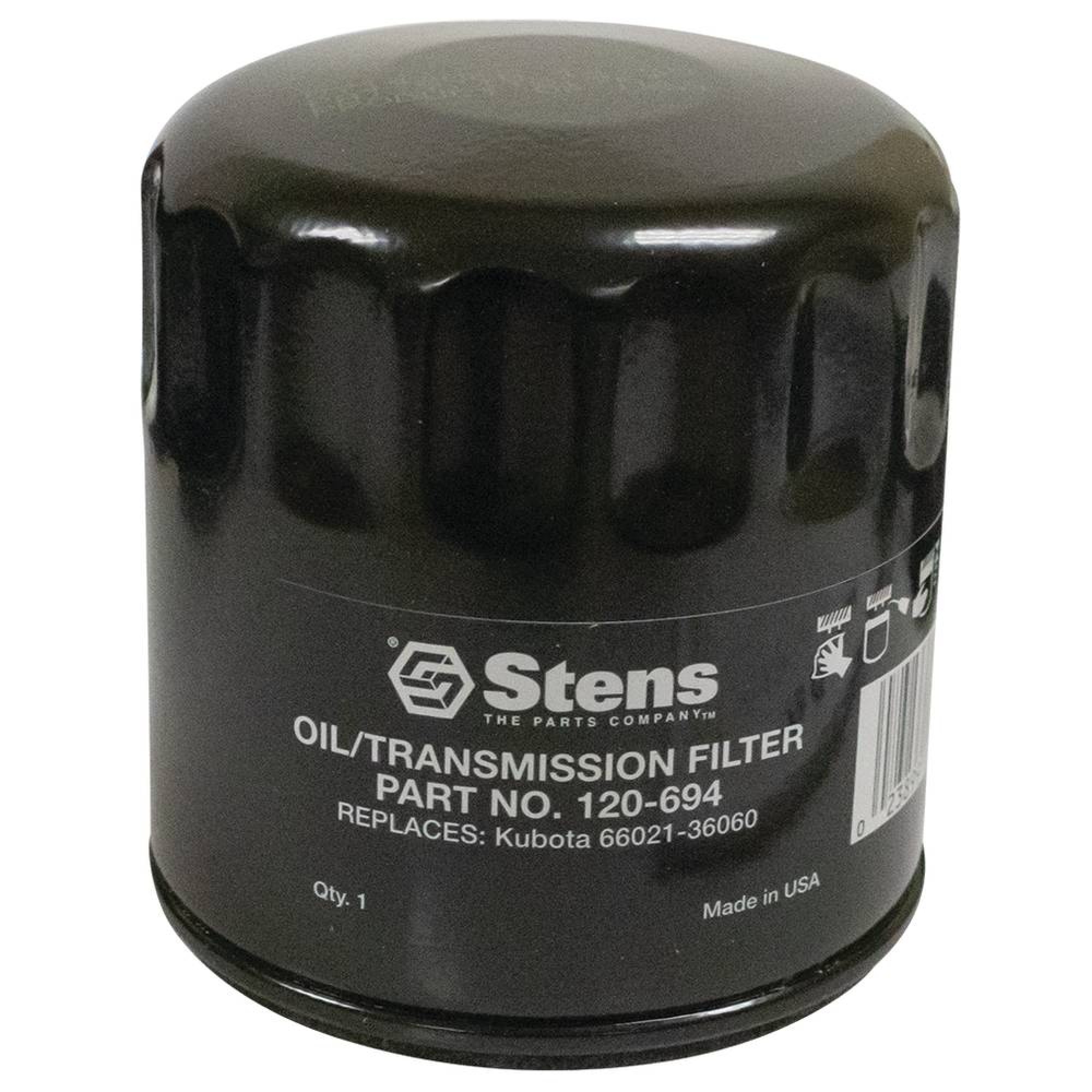 New Stens 120-694 Transmission Filter For Kubota All B Series Garden Tractors