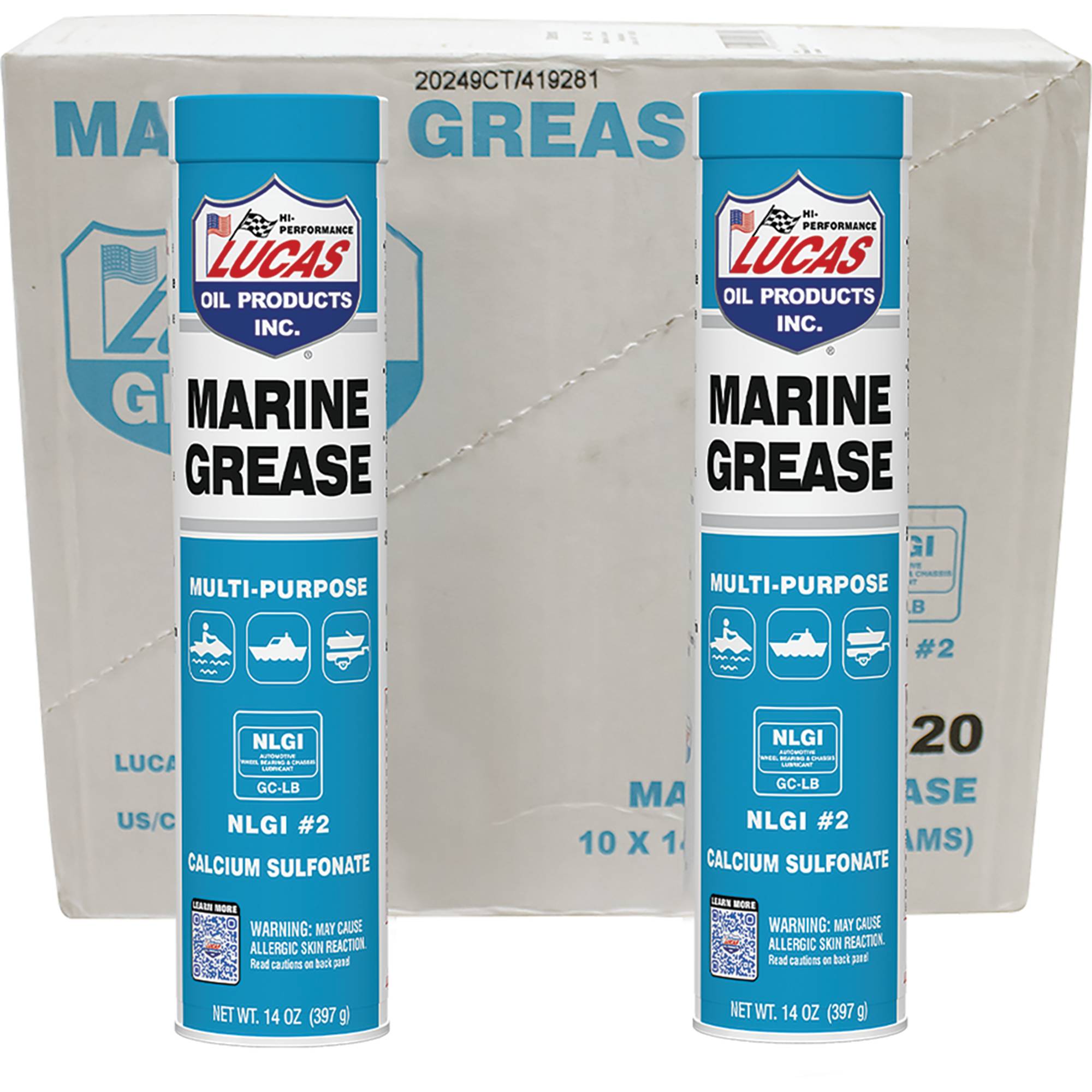 Marine Grease For Lucas Oil 10320 Mowers; 051-803