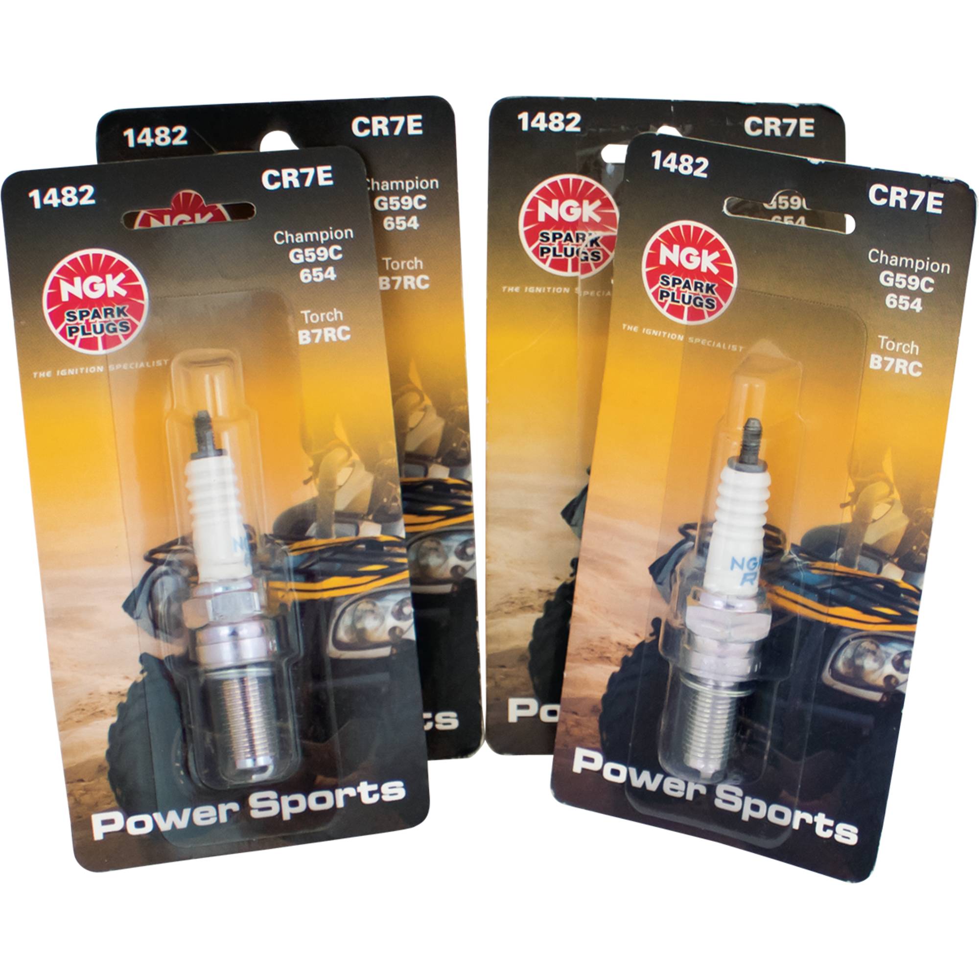 Spark Plug For NGK 4578, CR7E Resistor Plug Type; 130-812-4