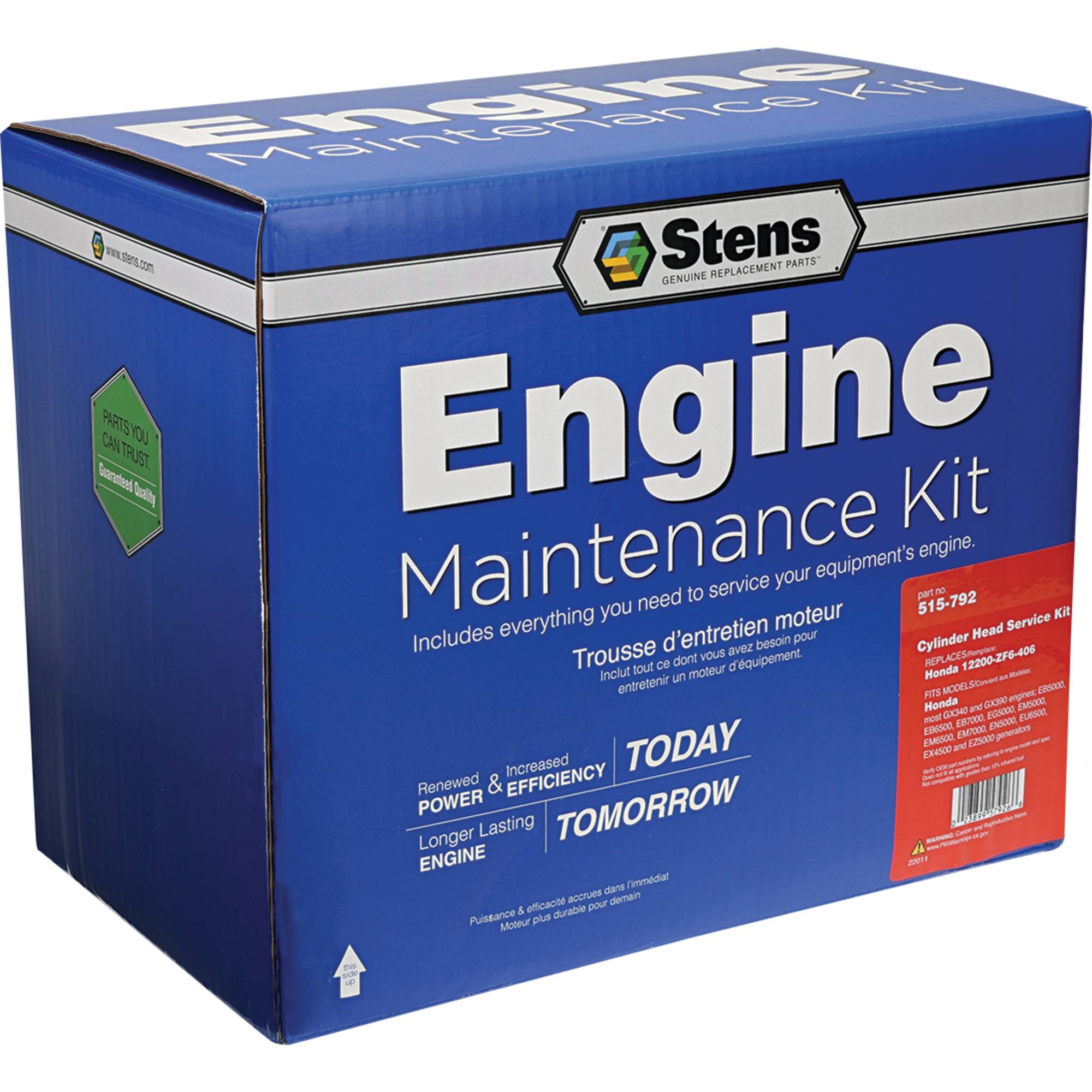 Cylinder Head Service Kit For Honda GX340, GX390 engines 12200-ZF6-406; 515-792