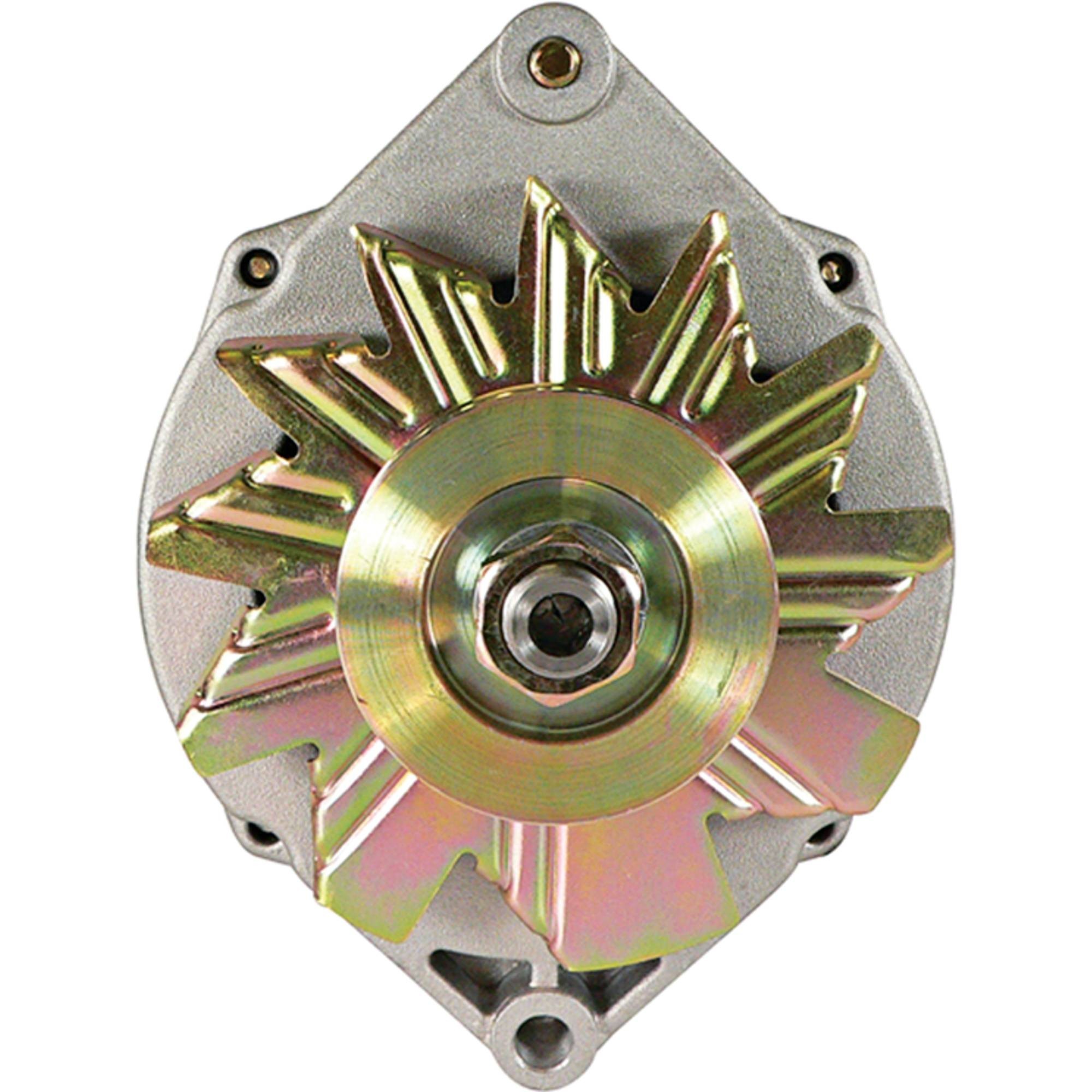 ALTERNATOR for 10SI DELCO 1-WIRE 63 AMP with Tach R-Terminal Stud on Rear