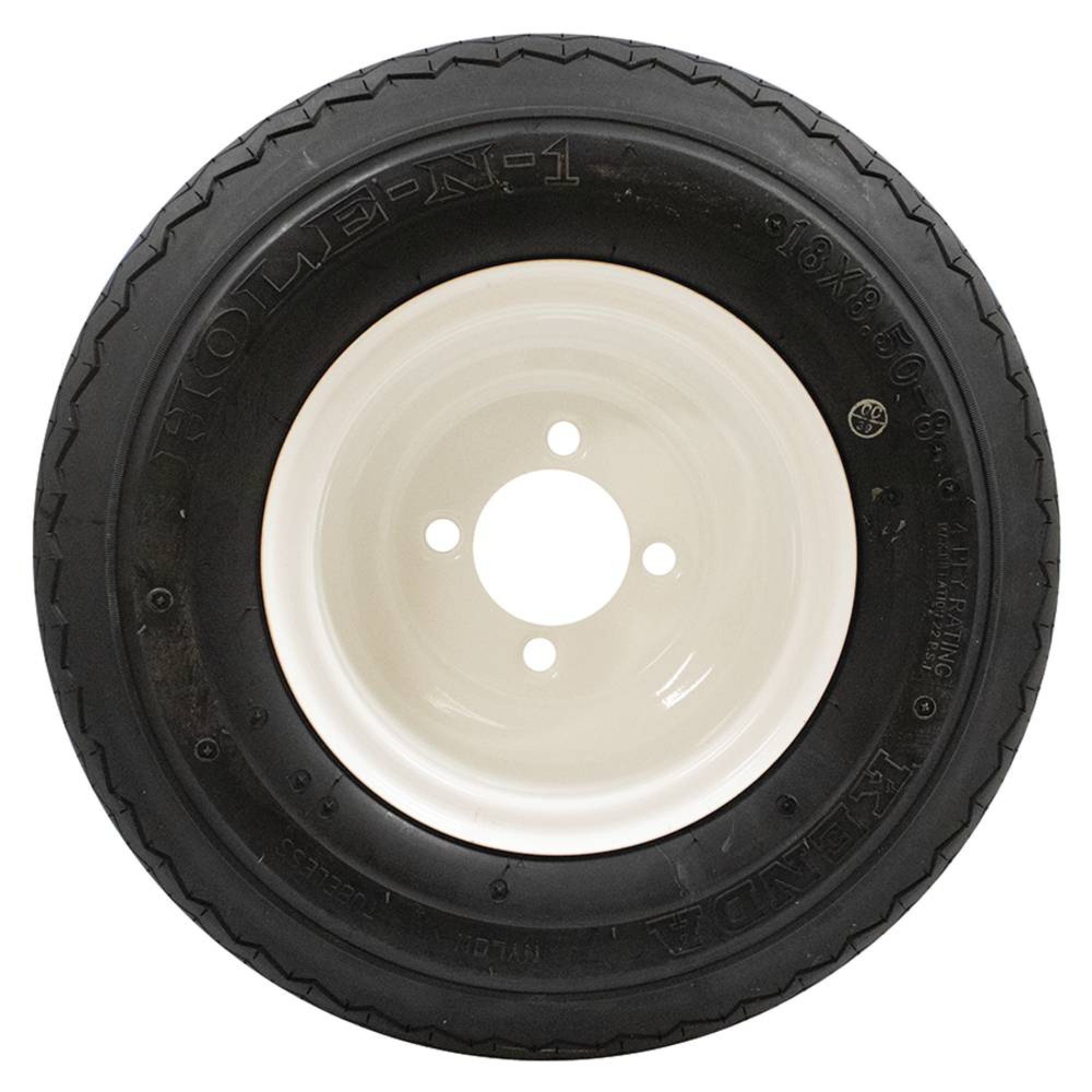 New Stens 160-540 Wheel Assembly 18x8.50-8 For Kenda White Hub Hole-N-One Tread