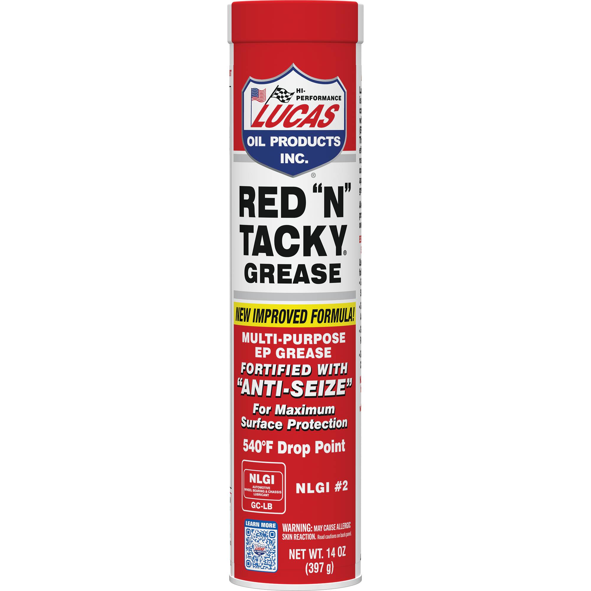 New Stens Red "N" Tacky Grease 051-504 for Lucas Oil 10005-30