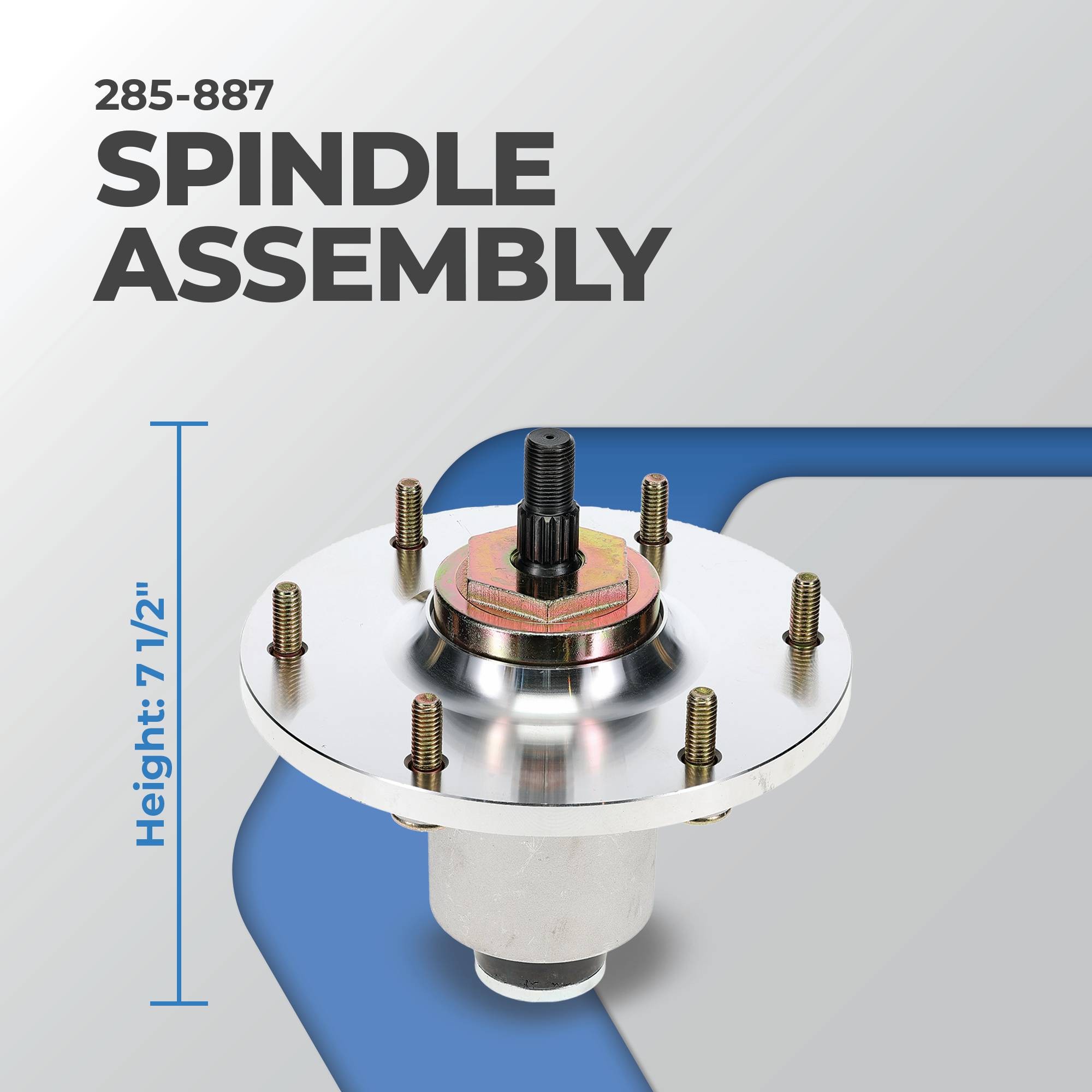 New Stens Spindle Assembly 285-887 for Exmark 109-6917
