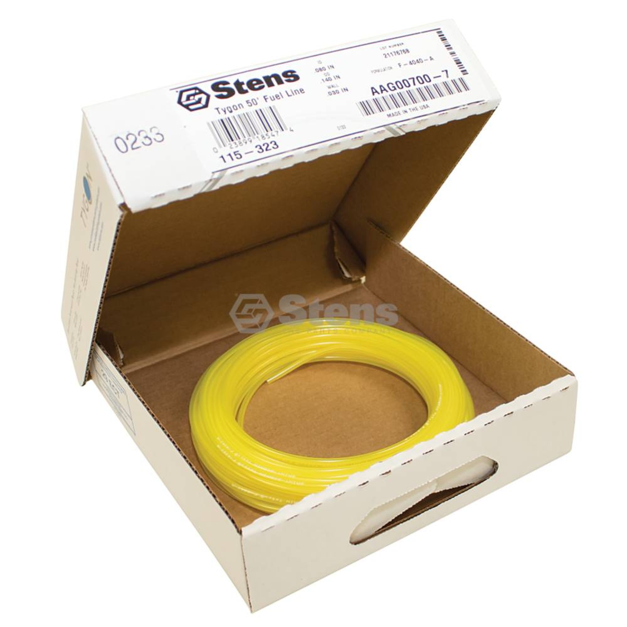 New Stens Fuel Line 115-323 .080" ID x .140" OD