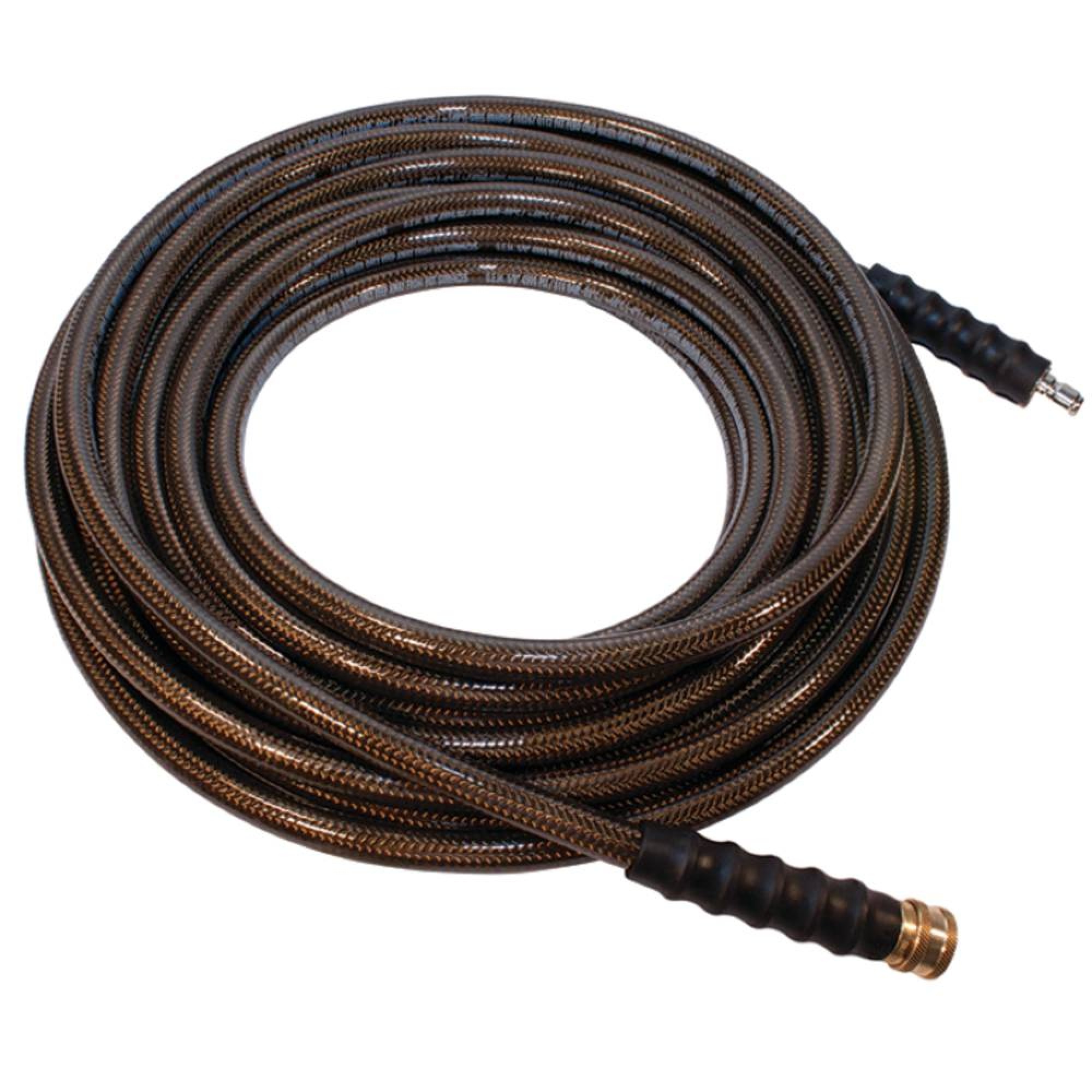 Stens 758-713 Polyester/Steel/Polyurethane Pressure Washer Hose, 4500 psi, 3/8 Inlet, Steel and Polyester Braid