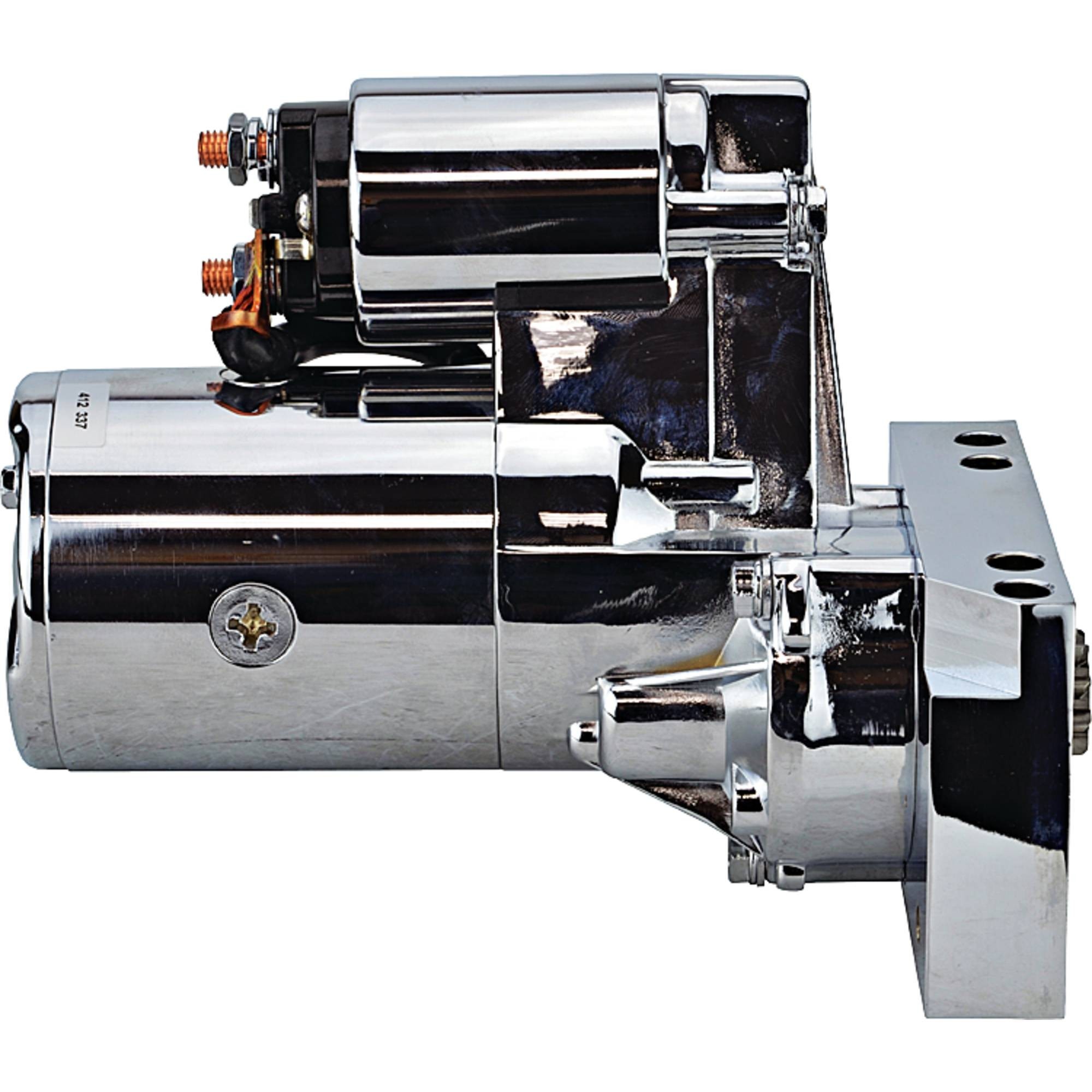 Mini Starter For Chevy 305, 350, 454 Chrome Super Torque Series ST100; SHI0015-C