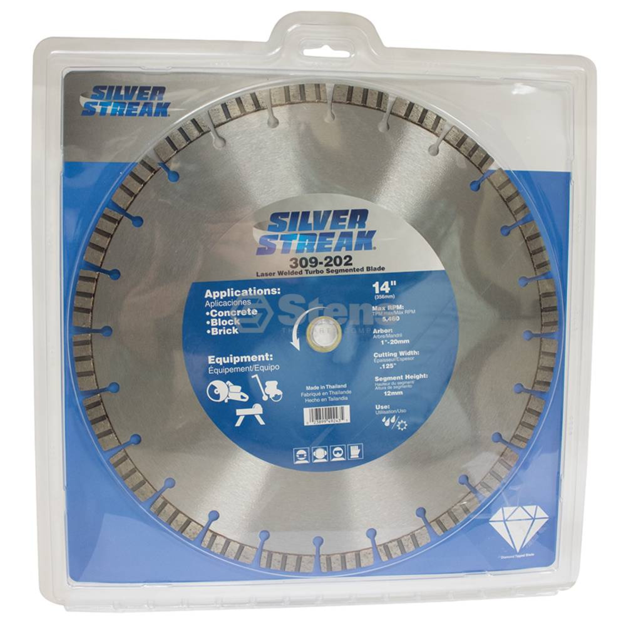 New Stens Turbo Segmented Blade 309-202