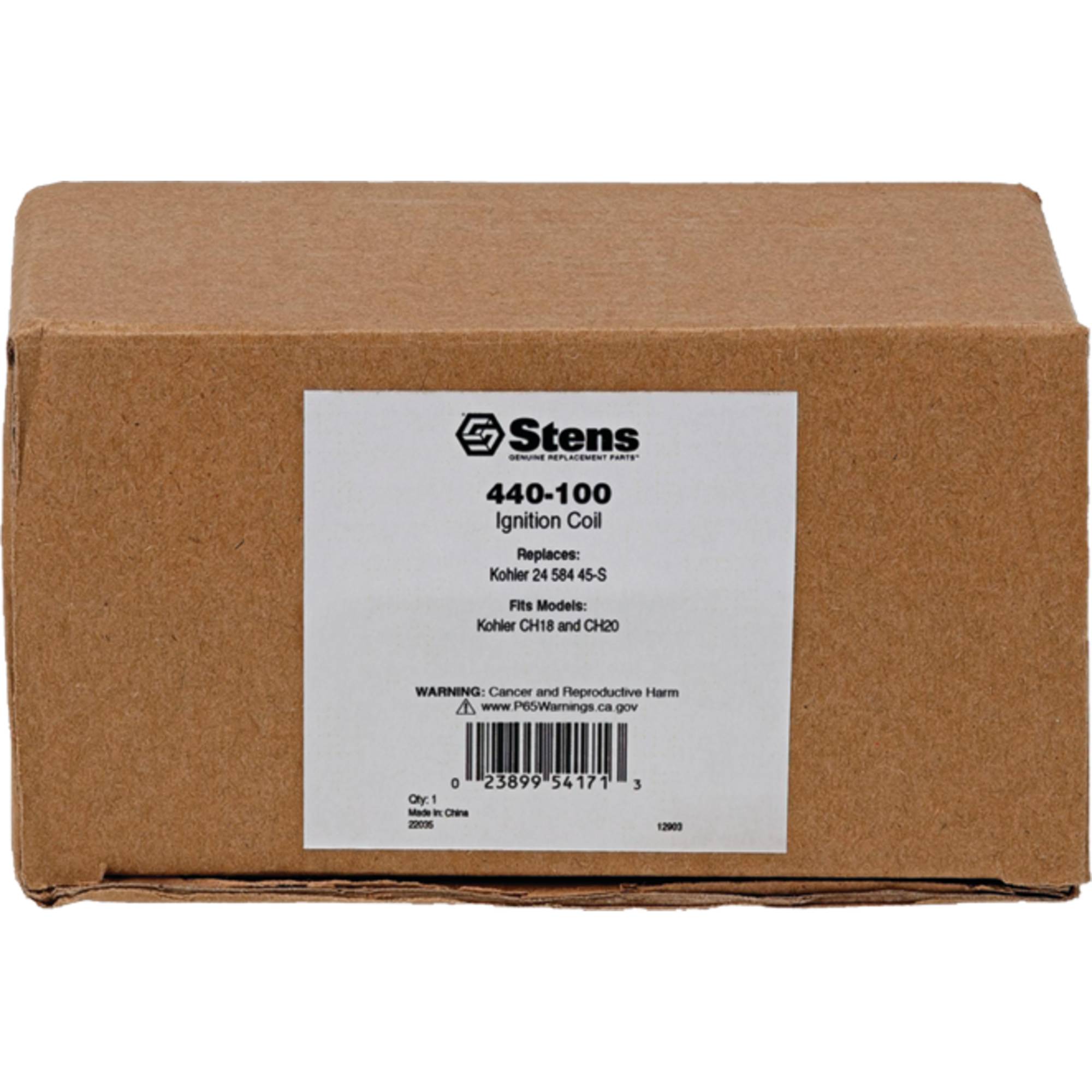 Ignition Coil For Kohler CH18 and CH20, Toro 74399 TimeCutter mowers; 440-100