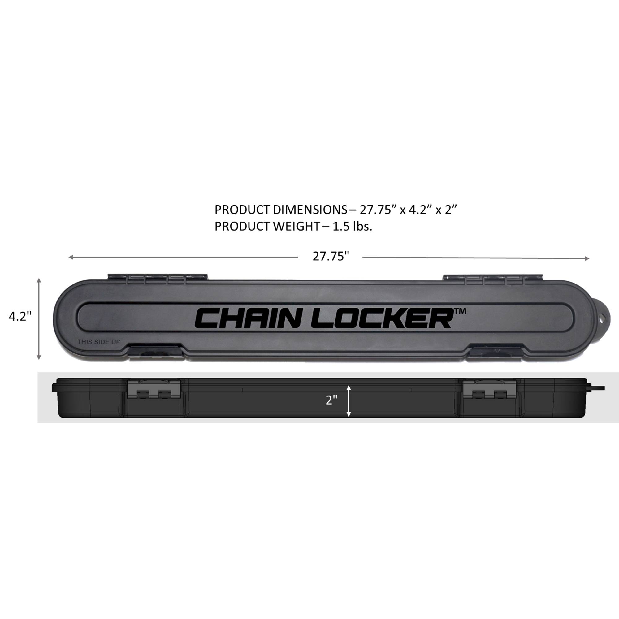 Chain Locker Orange Color For 6" to 20" Chains; CHN-2102
