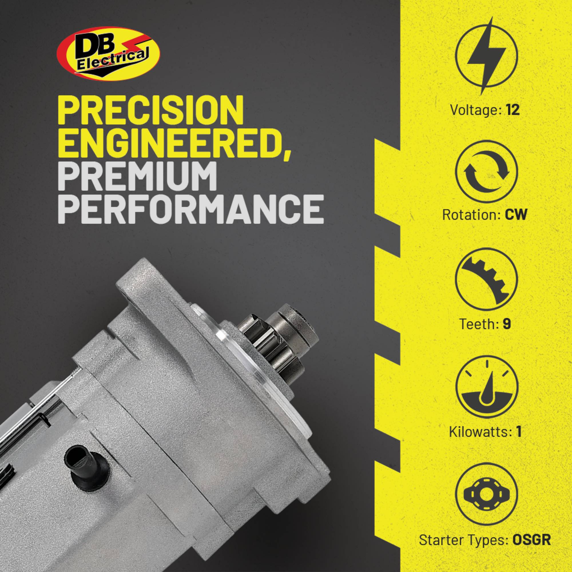 Starter For Kubota Tractor B2150, B9200, G1800, G1900, Tg1860; 410-52054