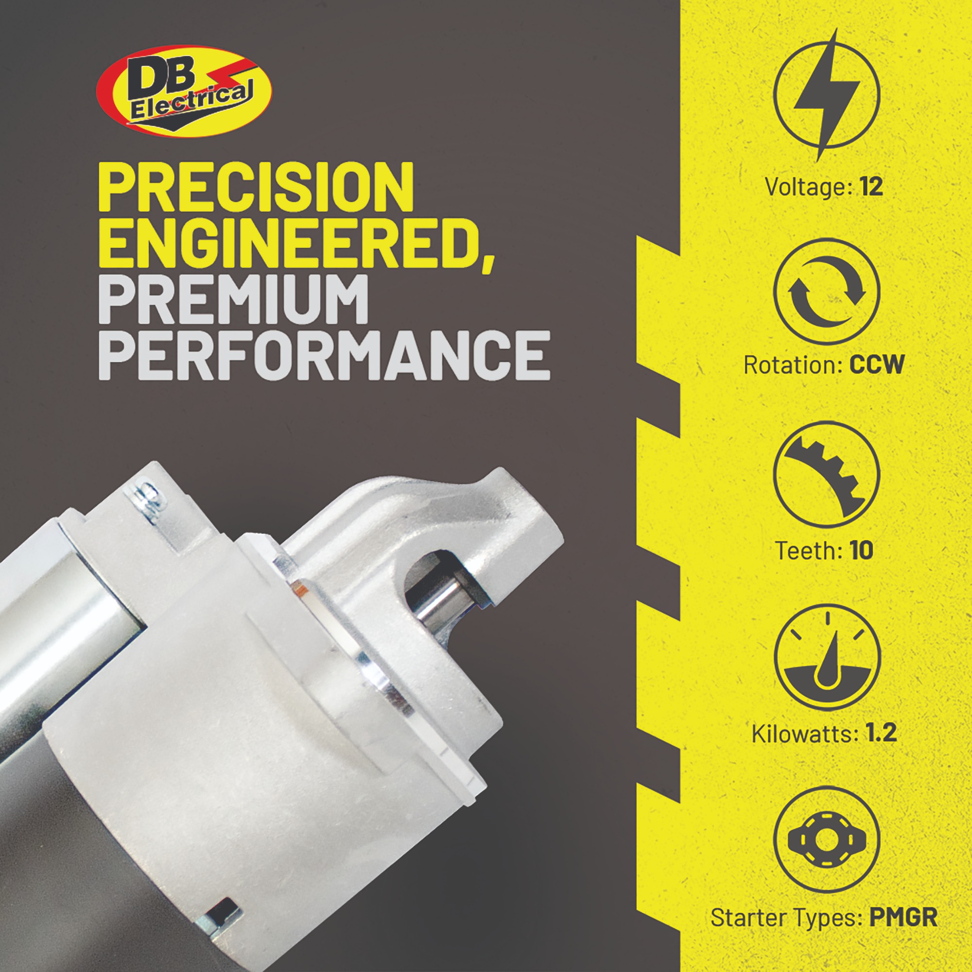 CAT CLARK MITSUBISHI FORK LIFT TRUCK STARTER