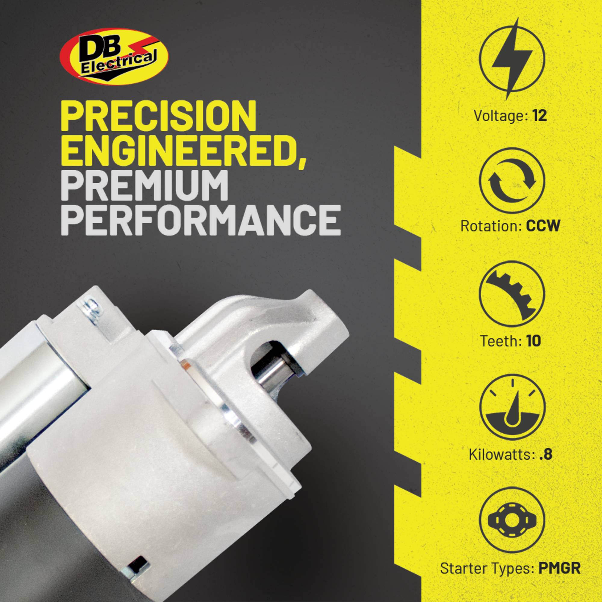 CAT CLARK MITSUBISHI FORK LIFT TRUCK STARTER