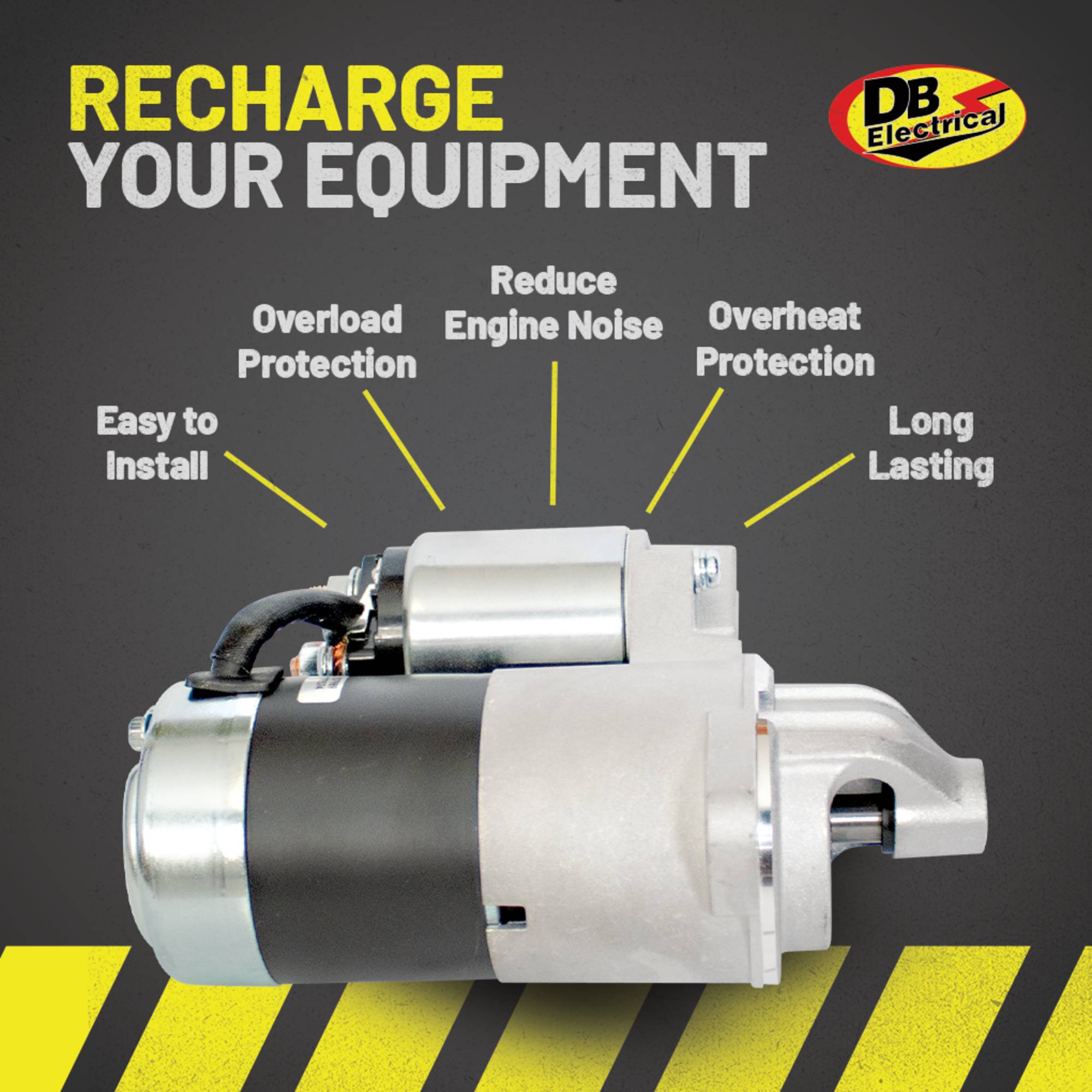 CAT CLARK MITSUBISHI FORK LIFT TRUCK STARTER