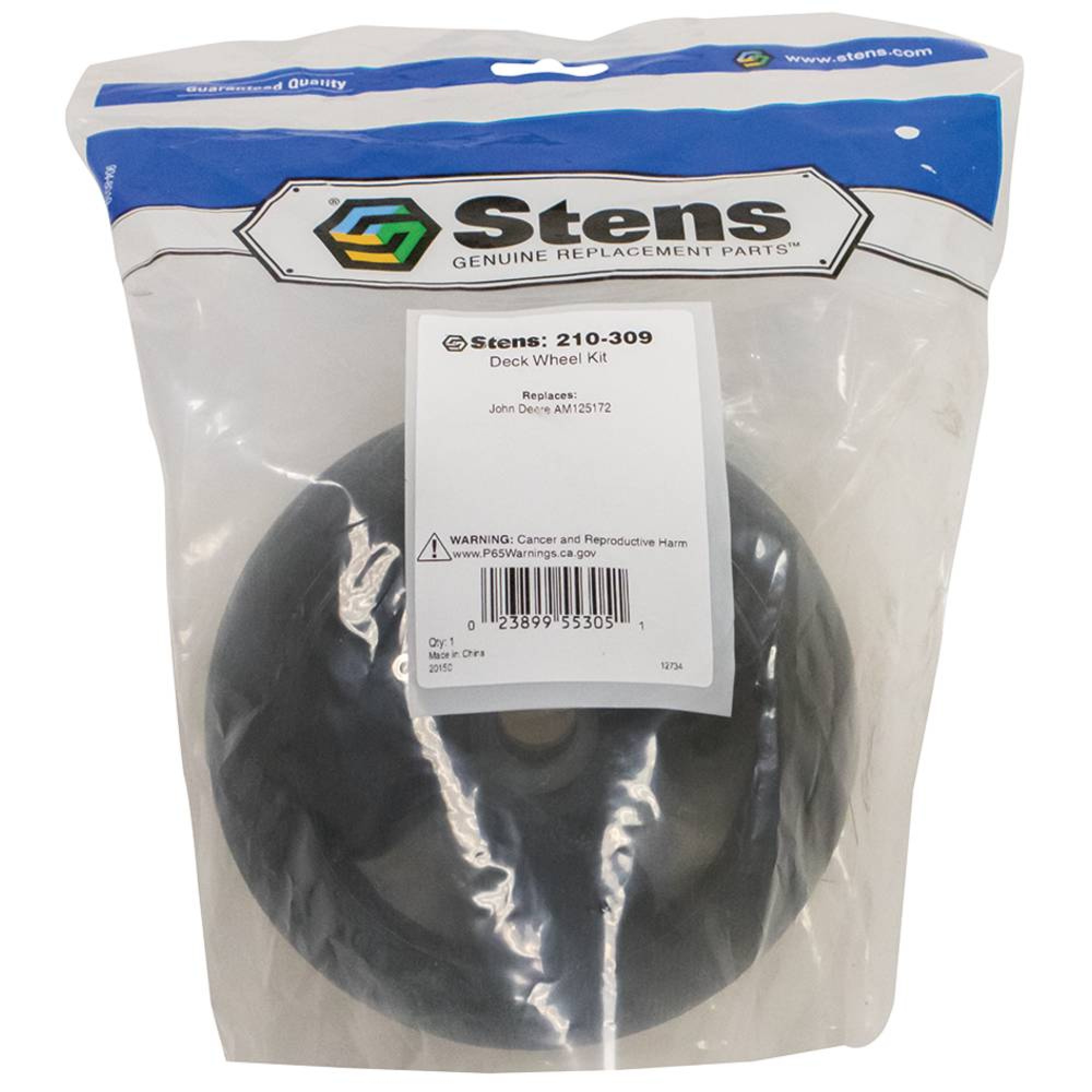New Stens Deck Wheel Kit 210-309 for John Deere 1550 TerrainCut Front Mower