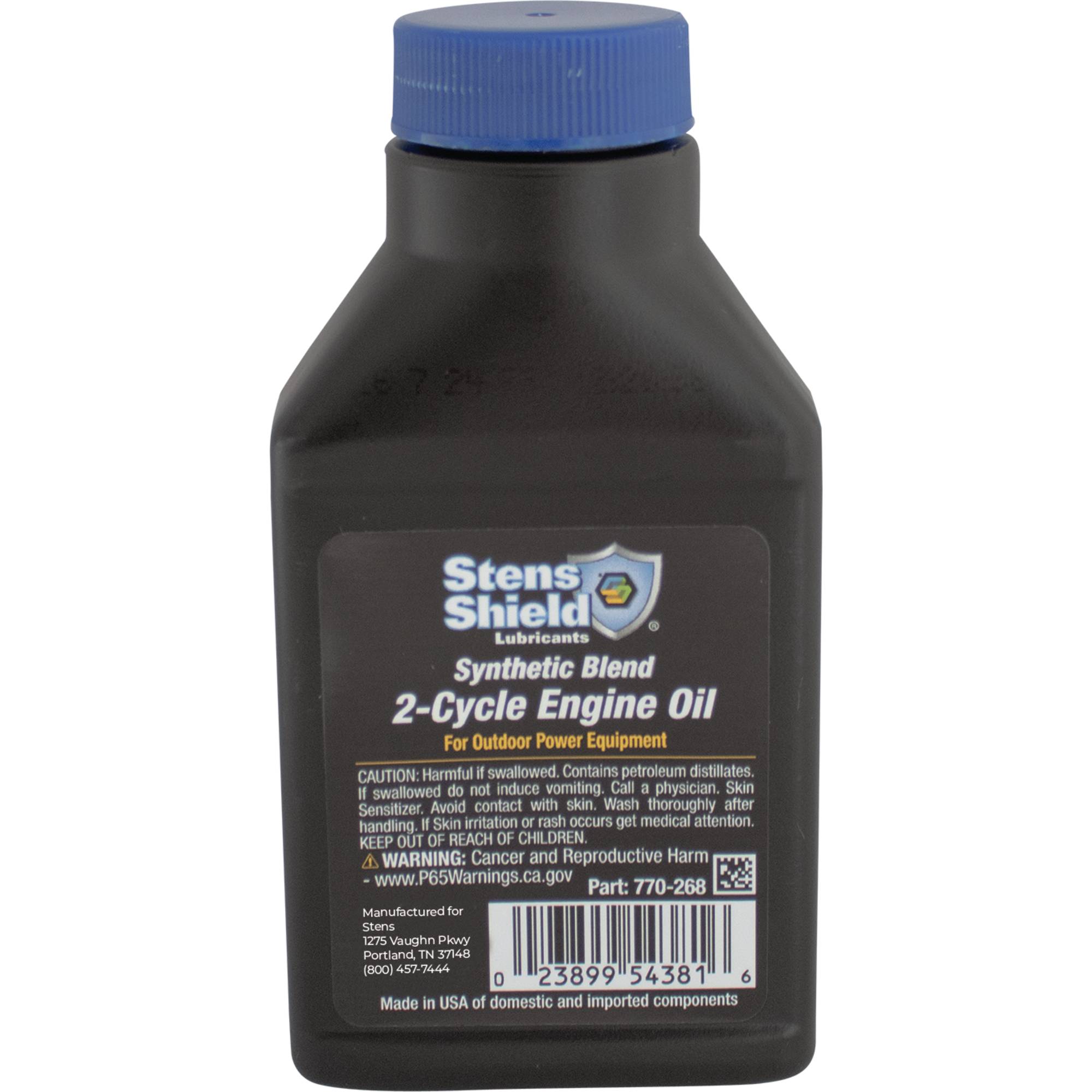 New Stens 2-Cycle Engine Oil 770-268, Twenty-four 2.6 oz. bottles per case