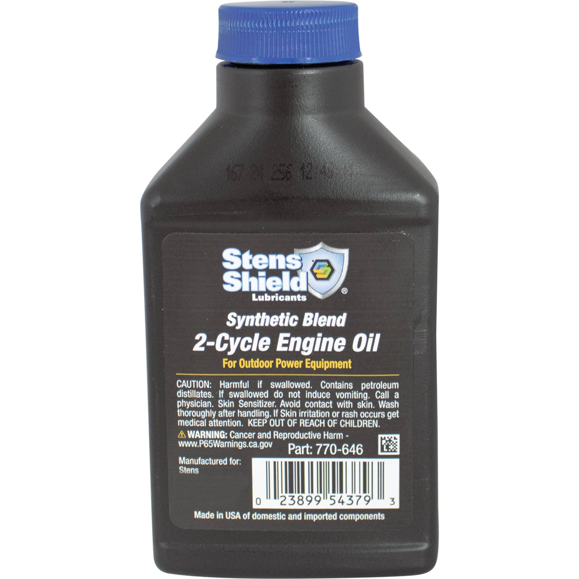 New Stens 2-Cycle Engine Oil 770-646, Twenty-four 6.4 oz. bottles per case