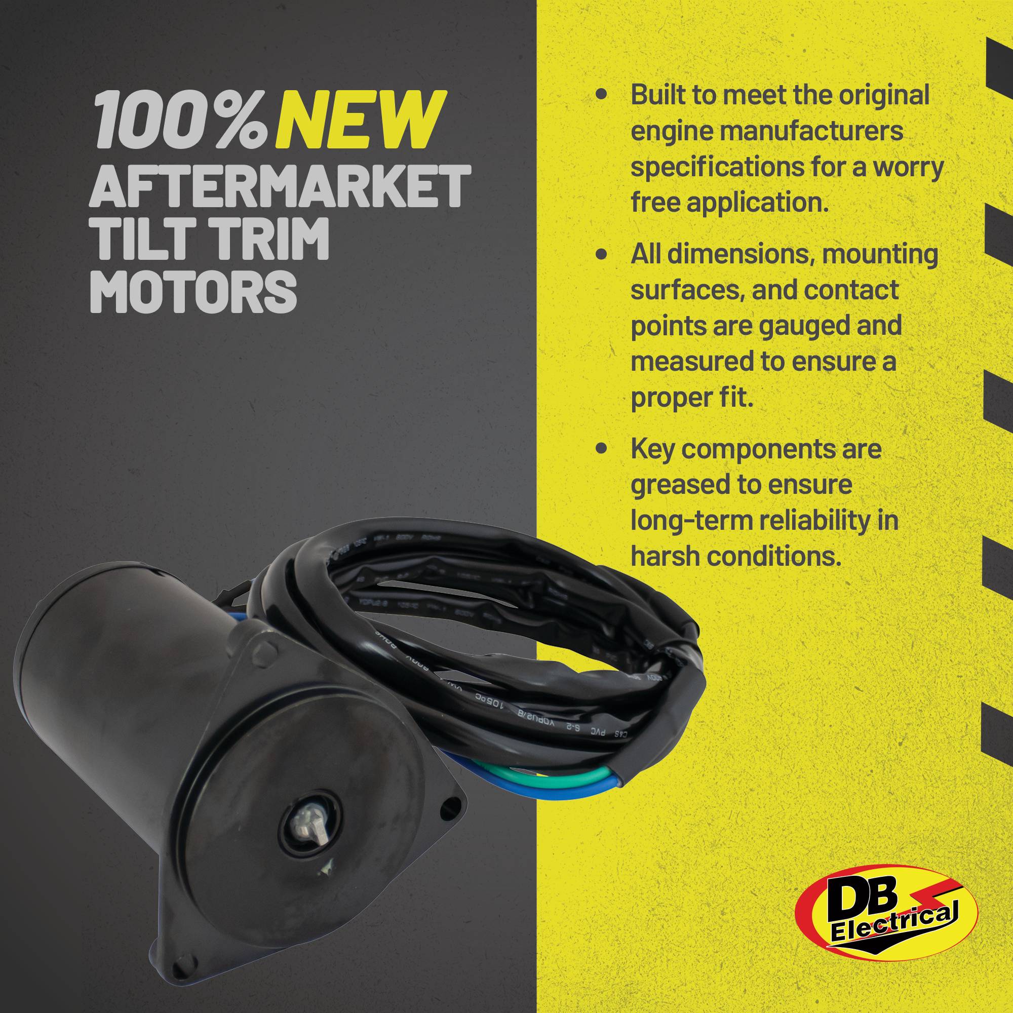 POWER TILT TRIM MOTOR OMC JOHNSON EVINRUDE SEA DRIVE 391264, 393259, 393988