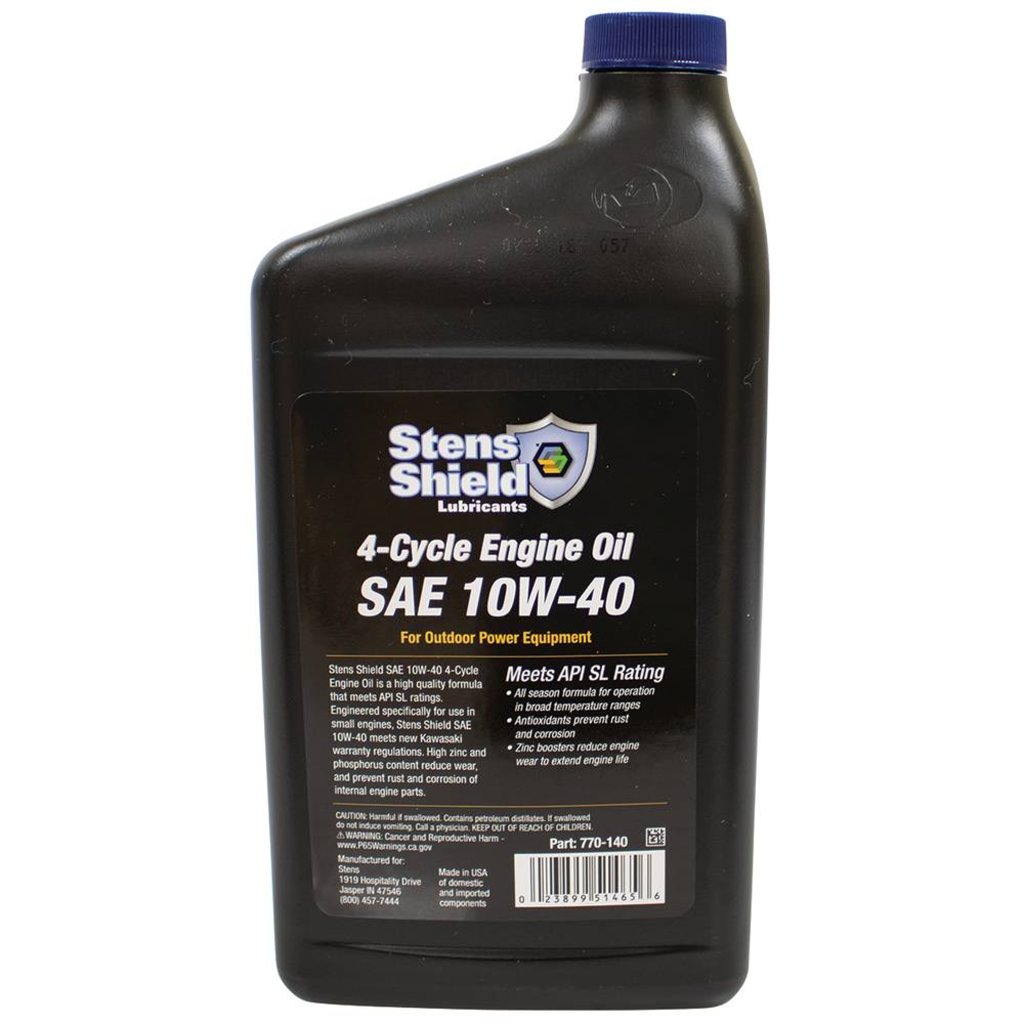 New 4-Cycle Engine Oil for Universal Products SAE 10W-40
