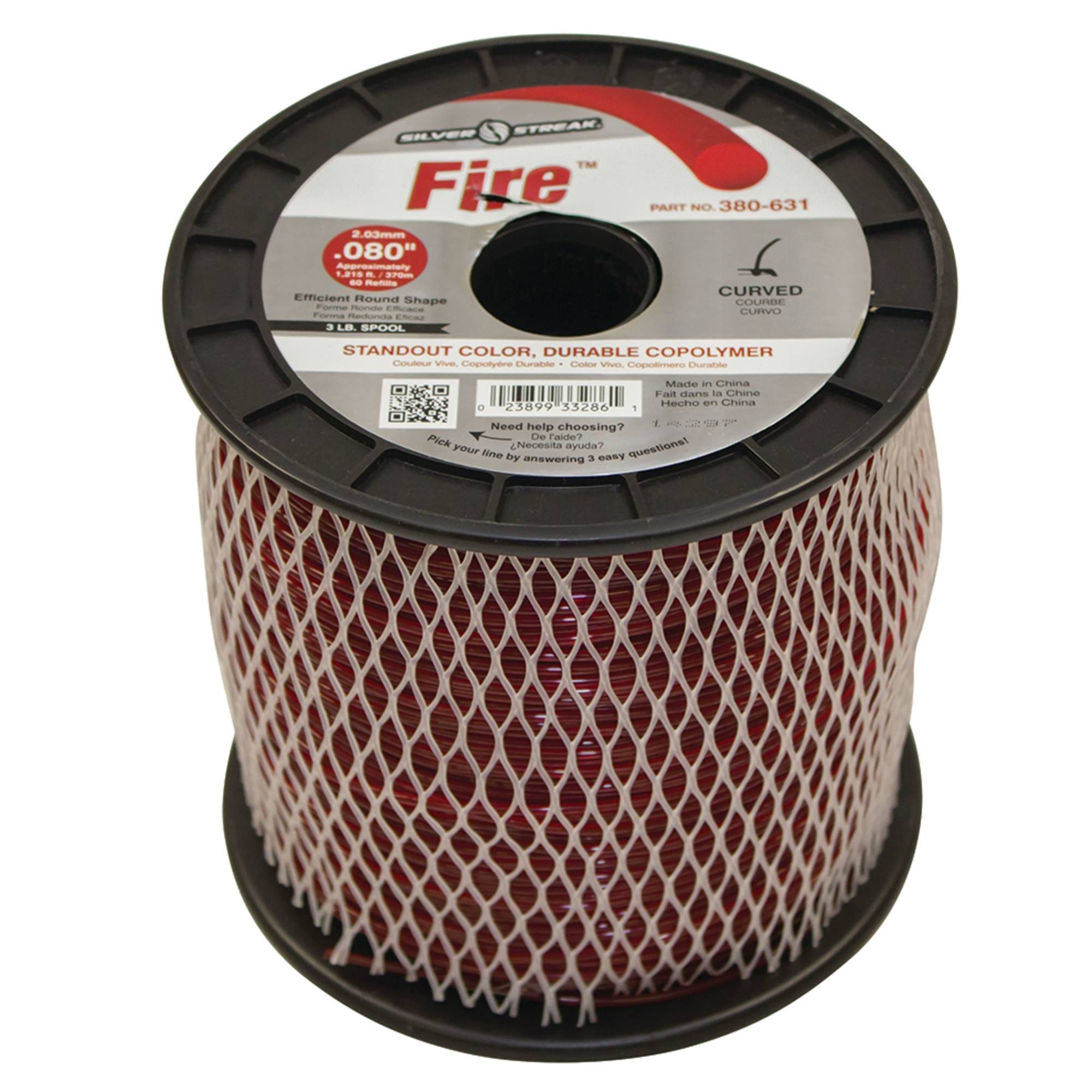 New Silver Streak Fire Trimmer Line for .080 3 lb. Spool, 380-631