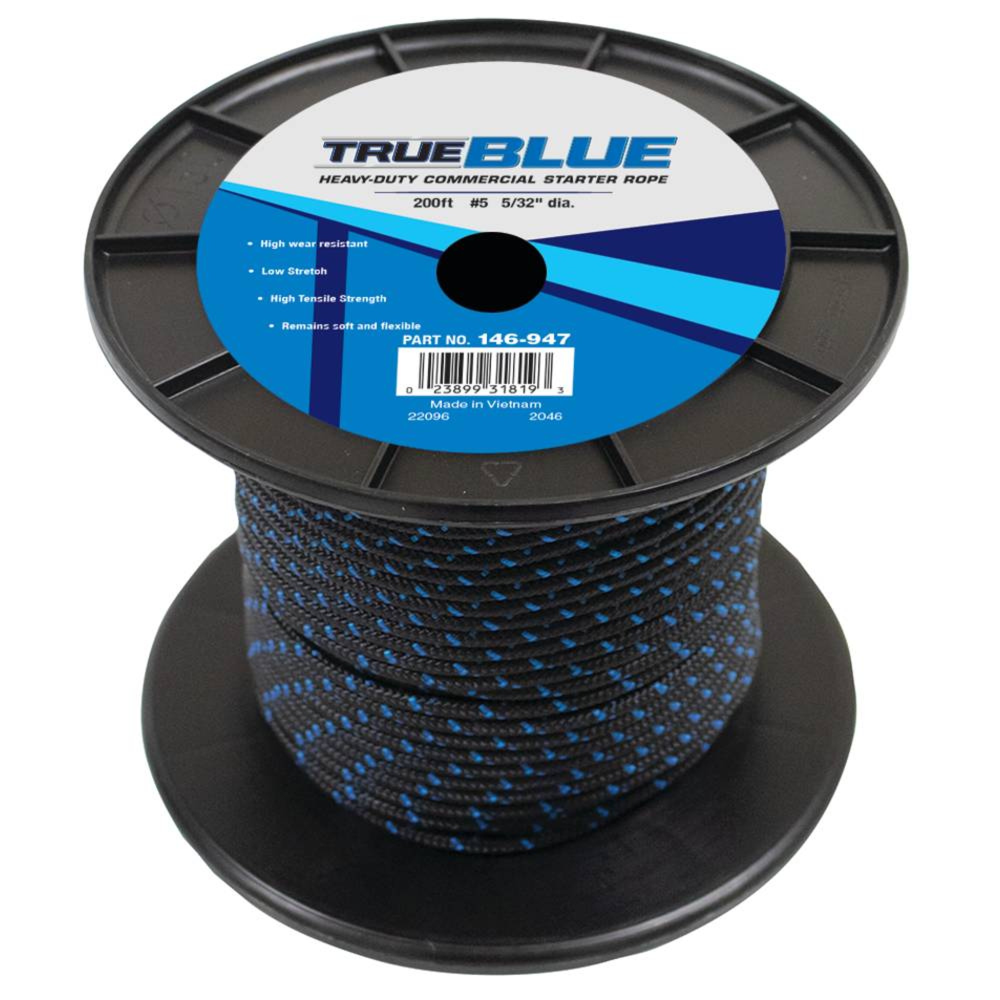 New Stens 200' Starter Rope for #5 Solid Braid , 146-947