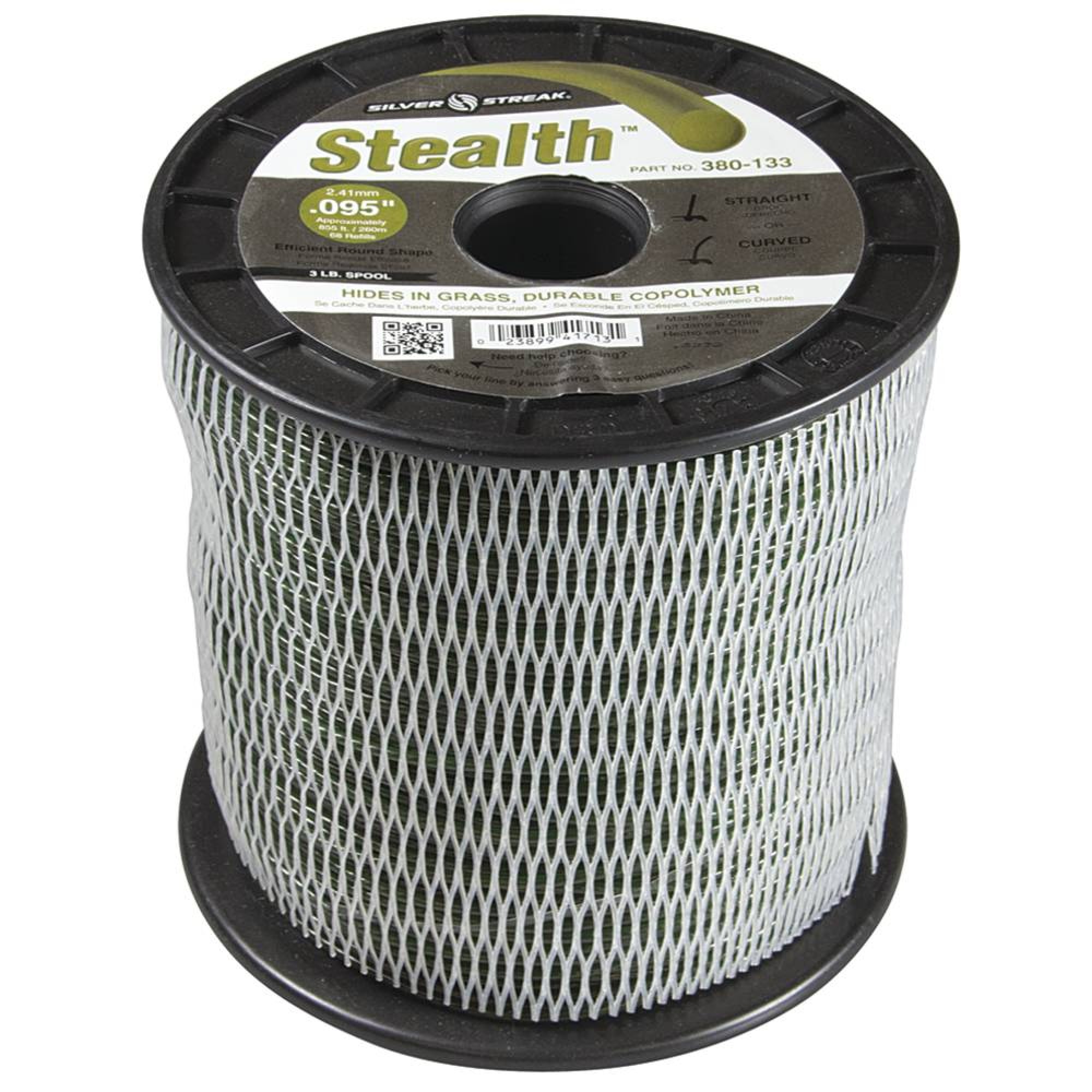 New Silver Streak Stealth Trimmer Line Replaces, .095 3 lb. Spool, 380-133