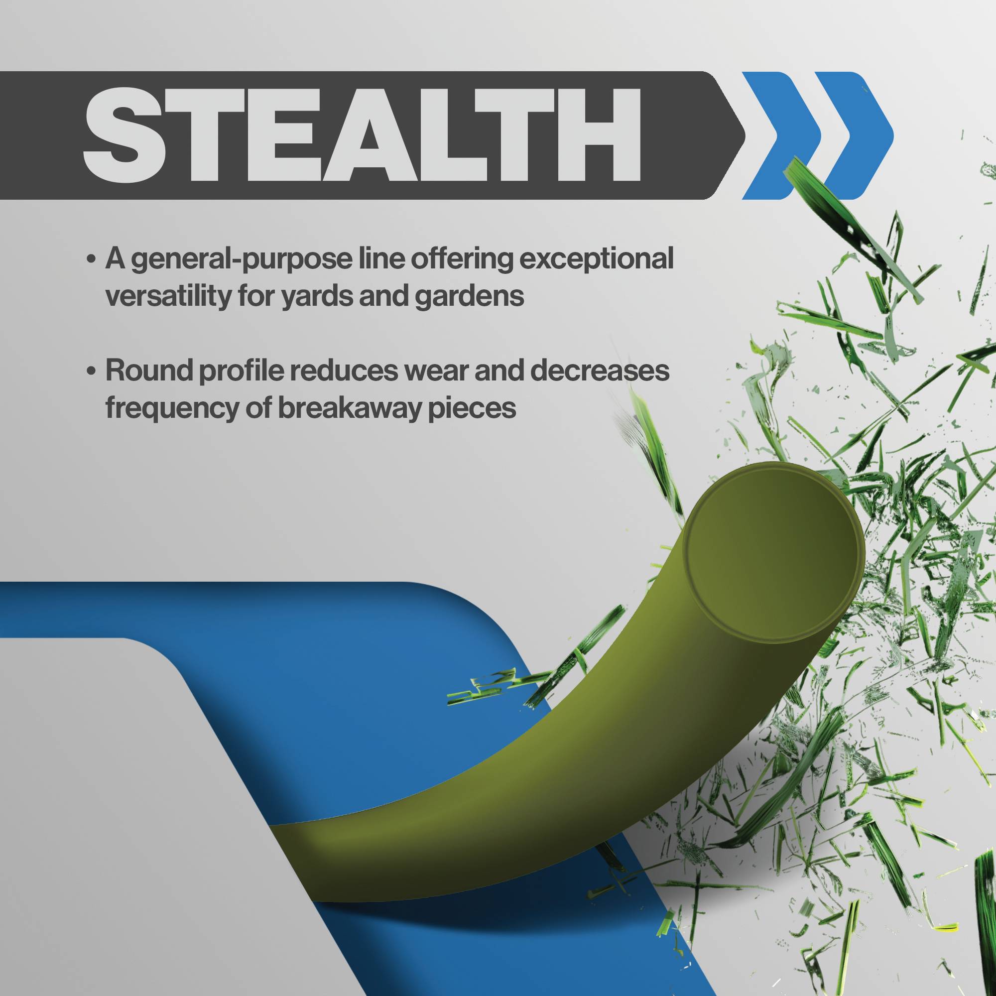 New Silver Streak Stealth Trimmer Line Replaces, .095 3 lb. Spool, 380-133