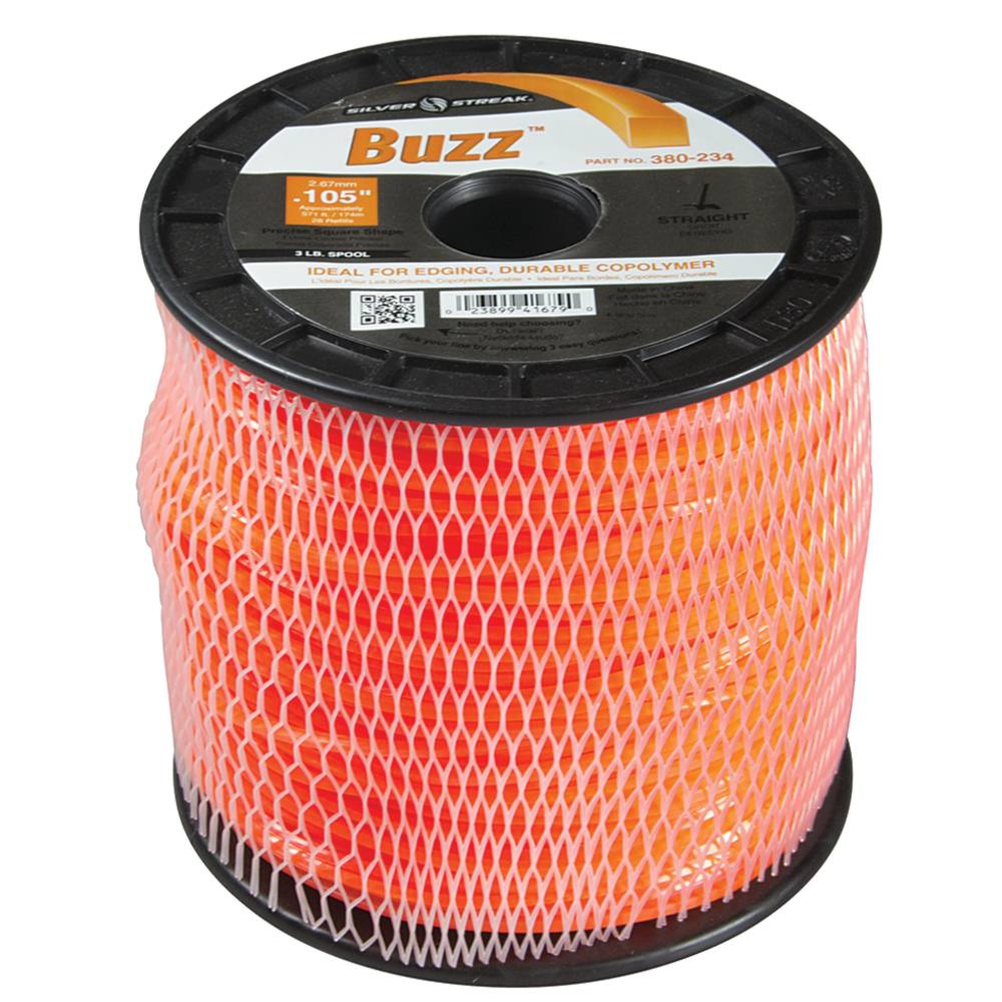 New Silver Streak Buzz Trimmer Line Replaces, .105 3 lb. Spool, 380-234