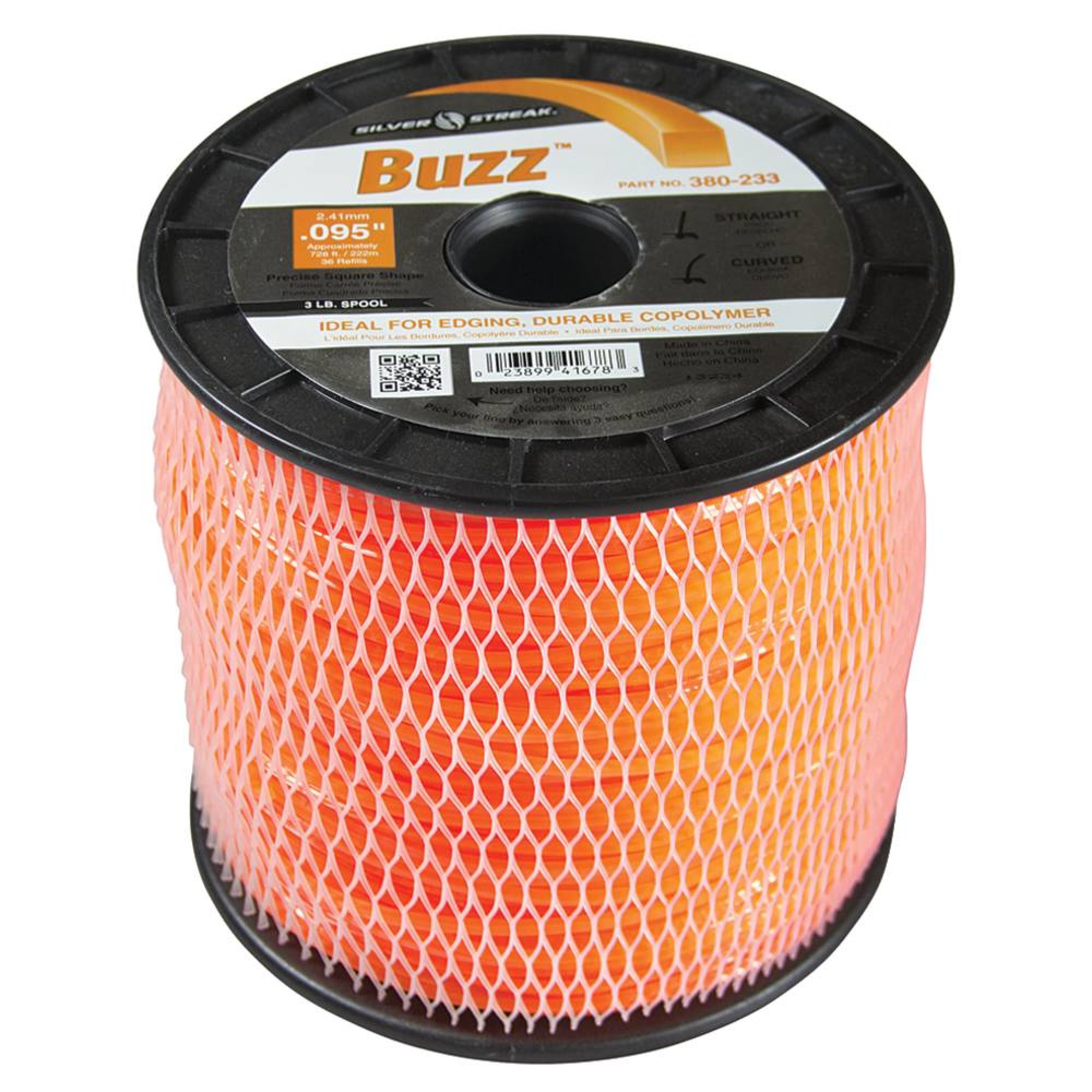 New Silver Streak Buzz Trimmer Line Replaces, .095 3 lb. Spool, 380-233